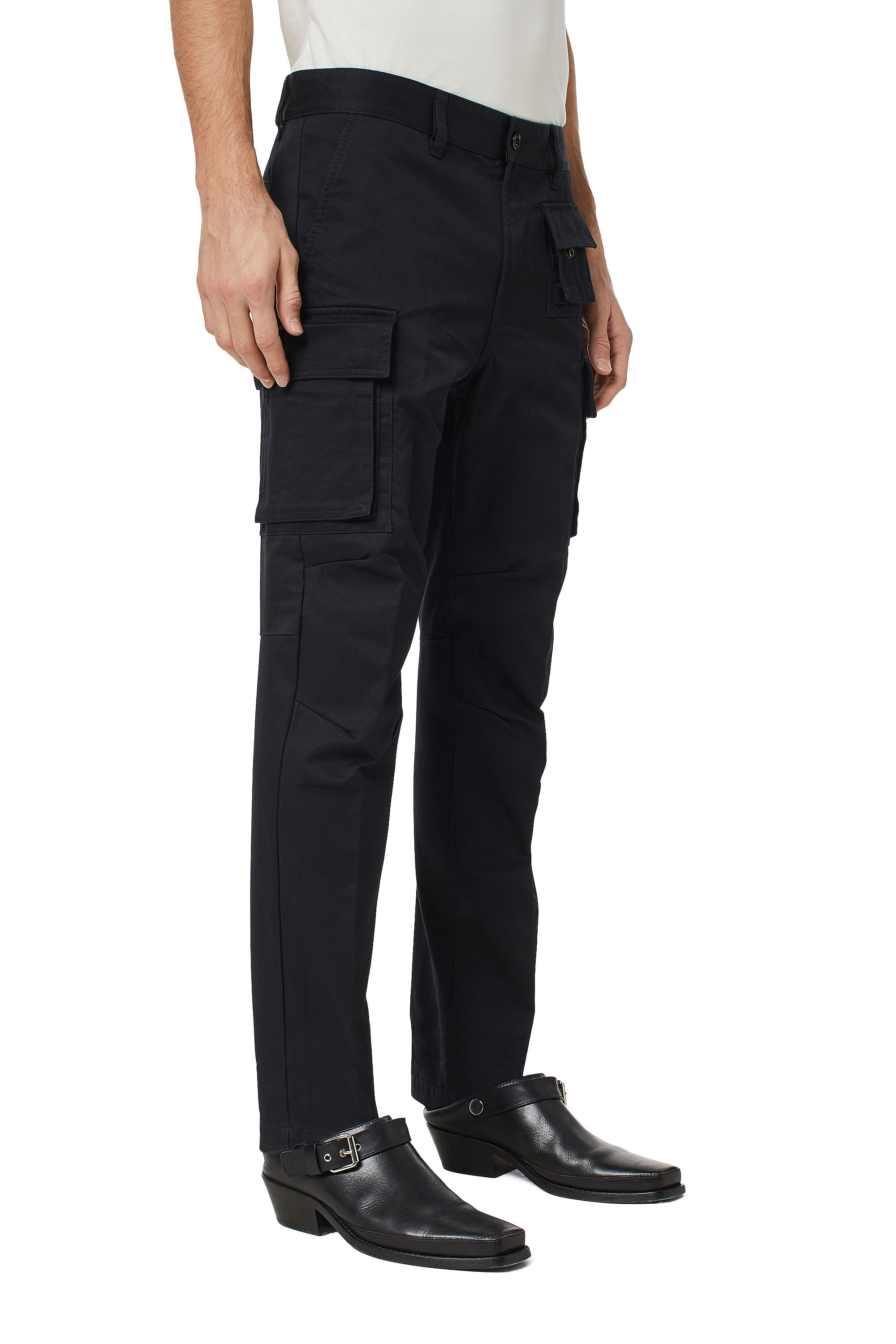 Diesel - P-COR-CL, Male's カーゴパンツ in ブラック - 4