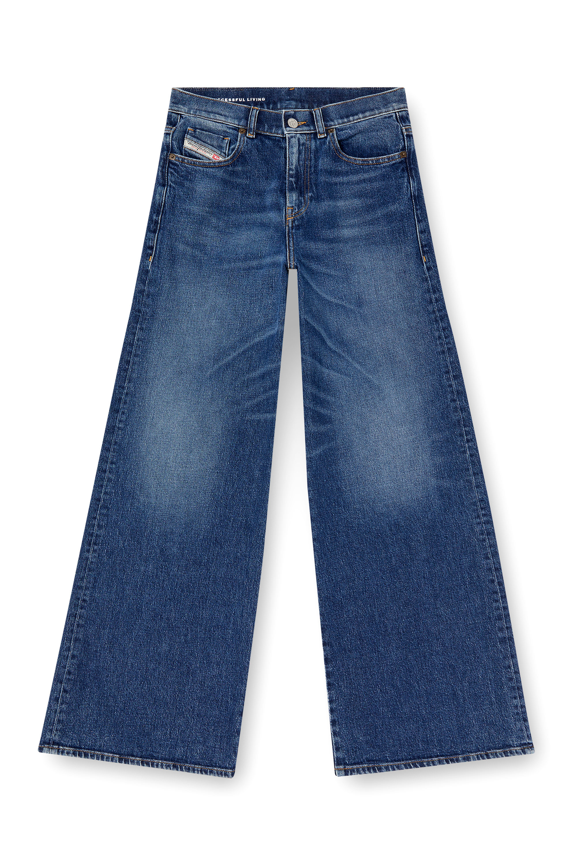 Diesel - Female's Flare Jeans 1978 D-Akemi 09L21, ミディアムブルー - 2