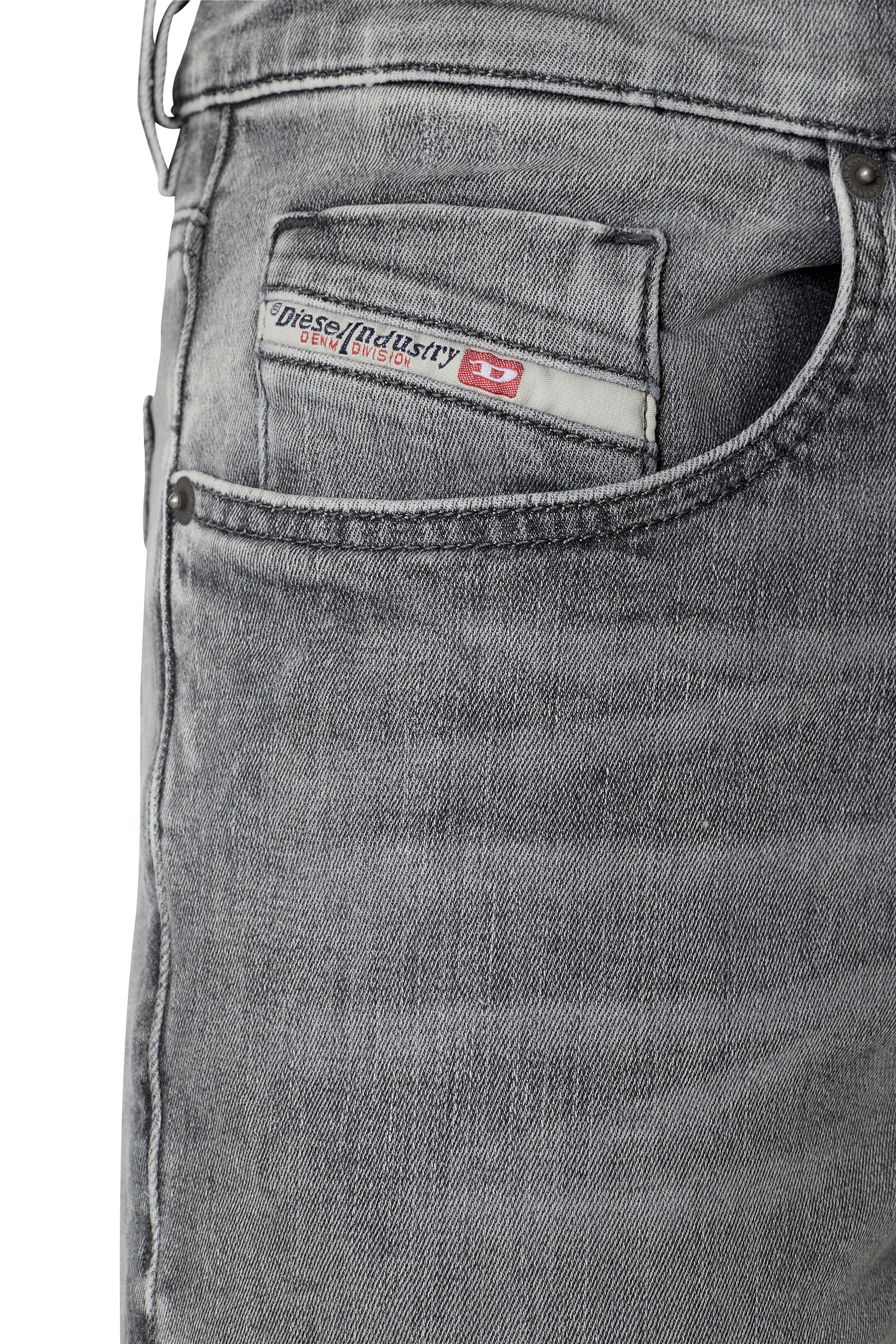 Diesel - D-Strukt JoggJeans® 09D53 Slim, ブラック/ダークグレー - Image 3