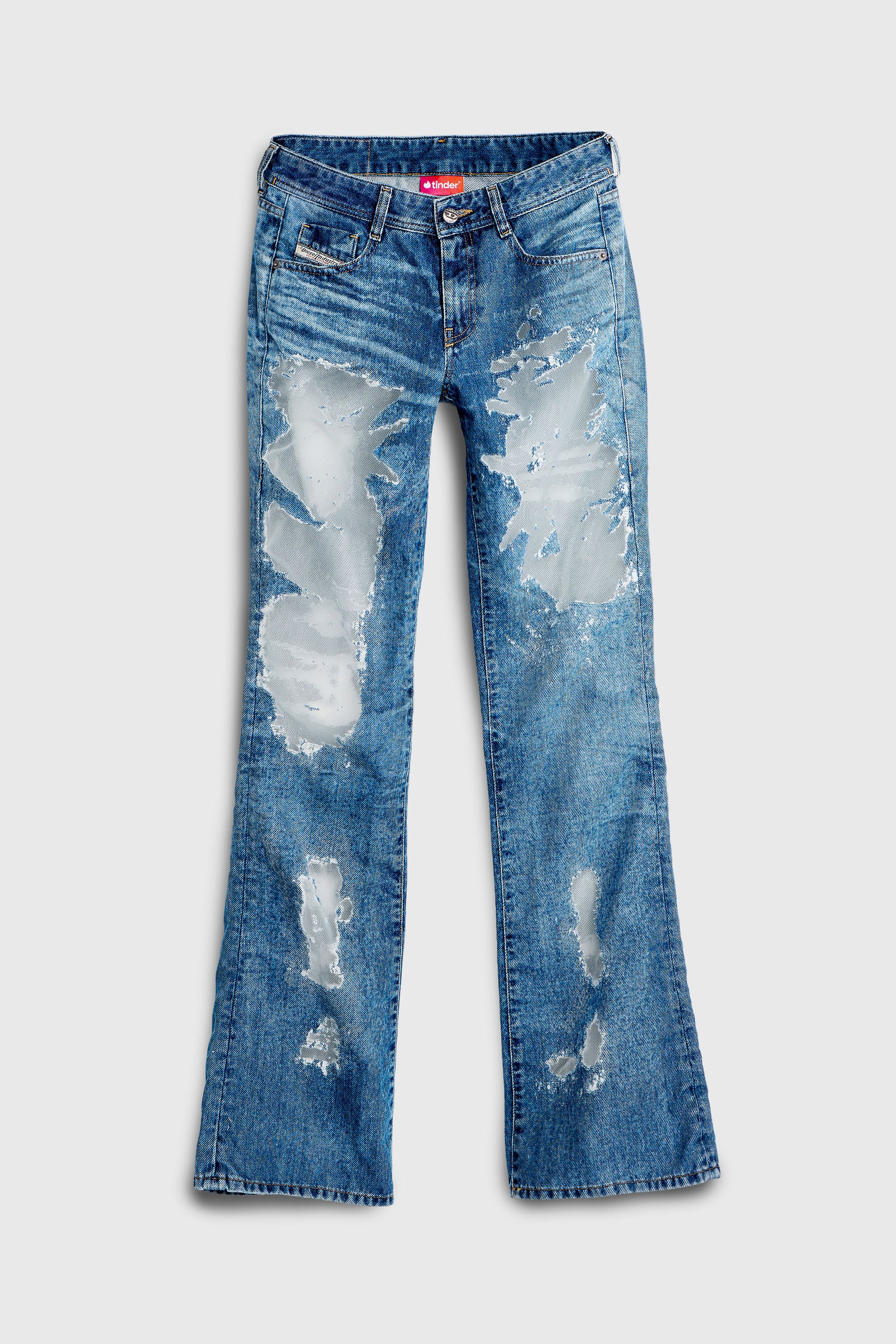 Diesel - Female's Bootcut Jeans 1969 D-Ebbey 068ZH, ミディアムブルー - 2