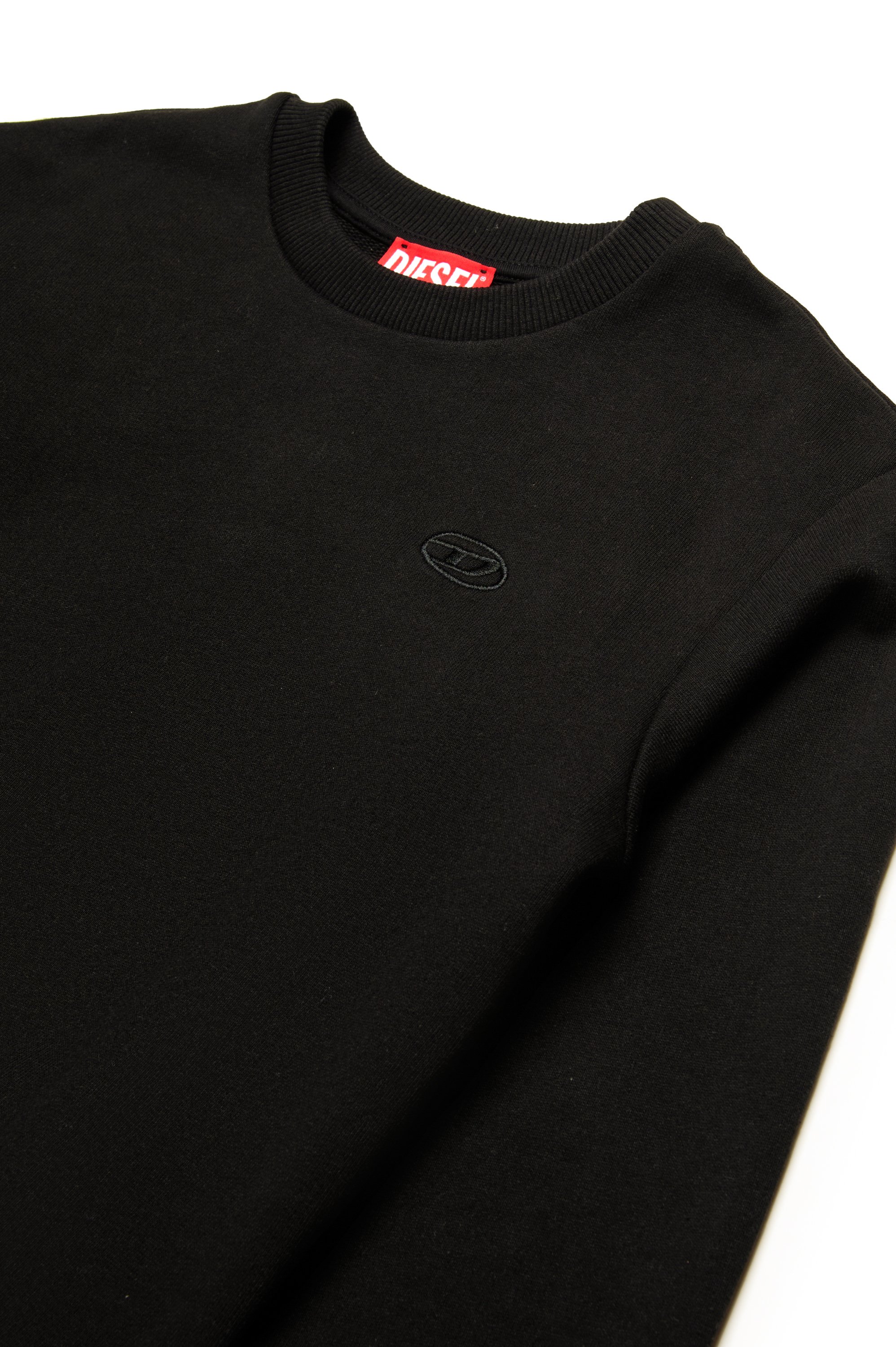 Diesel - SROBMEGOVALD OVER, Male's プルオーバースウェット in ブラック - 3