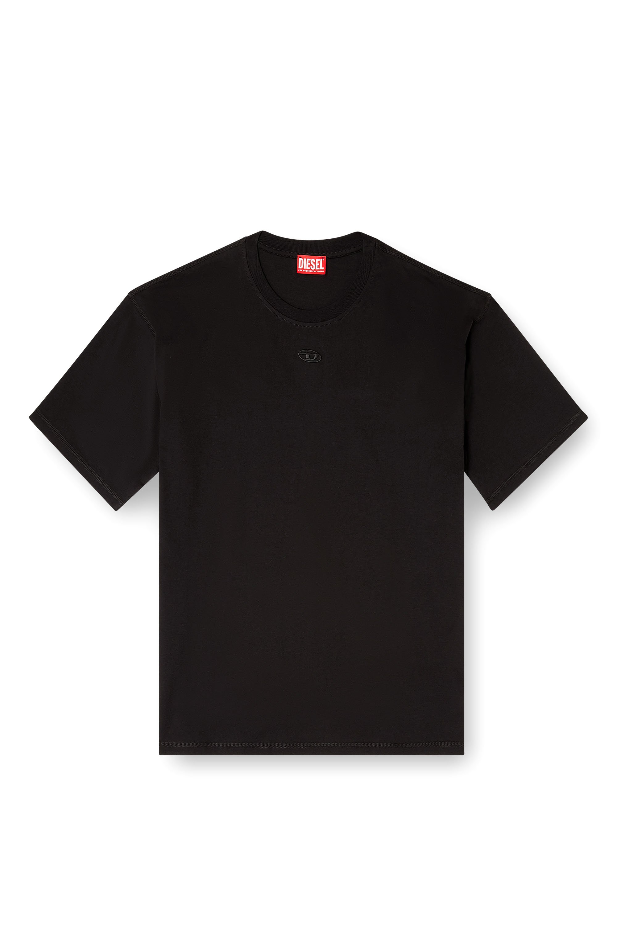 Diesel - T-LUCIEN-IHBI, Male's Tシャツ in ブラック - 3