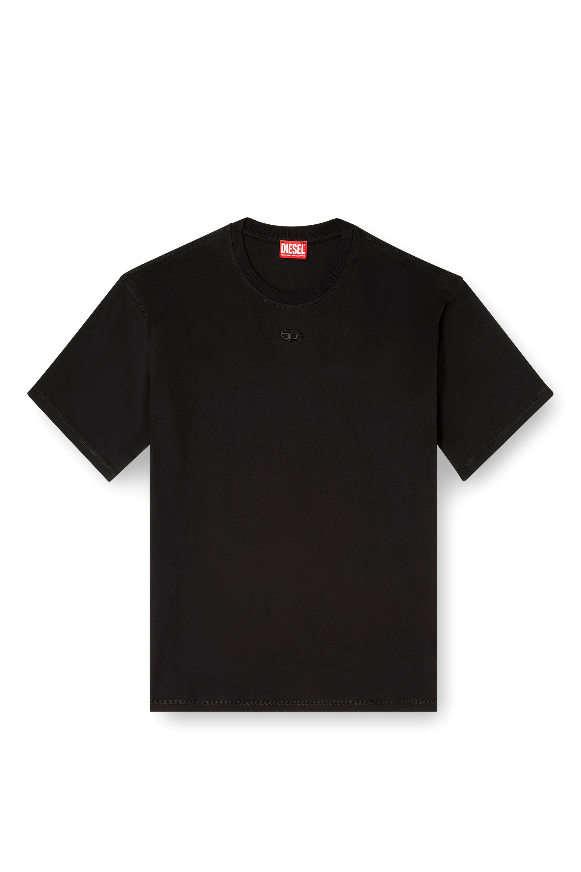 Diesel - T-LUCIEN-IHBI, Male's Tシャツ in ブラック - 2