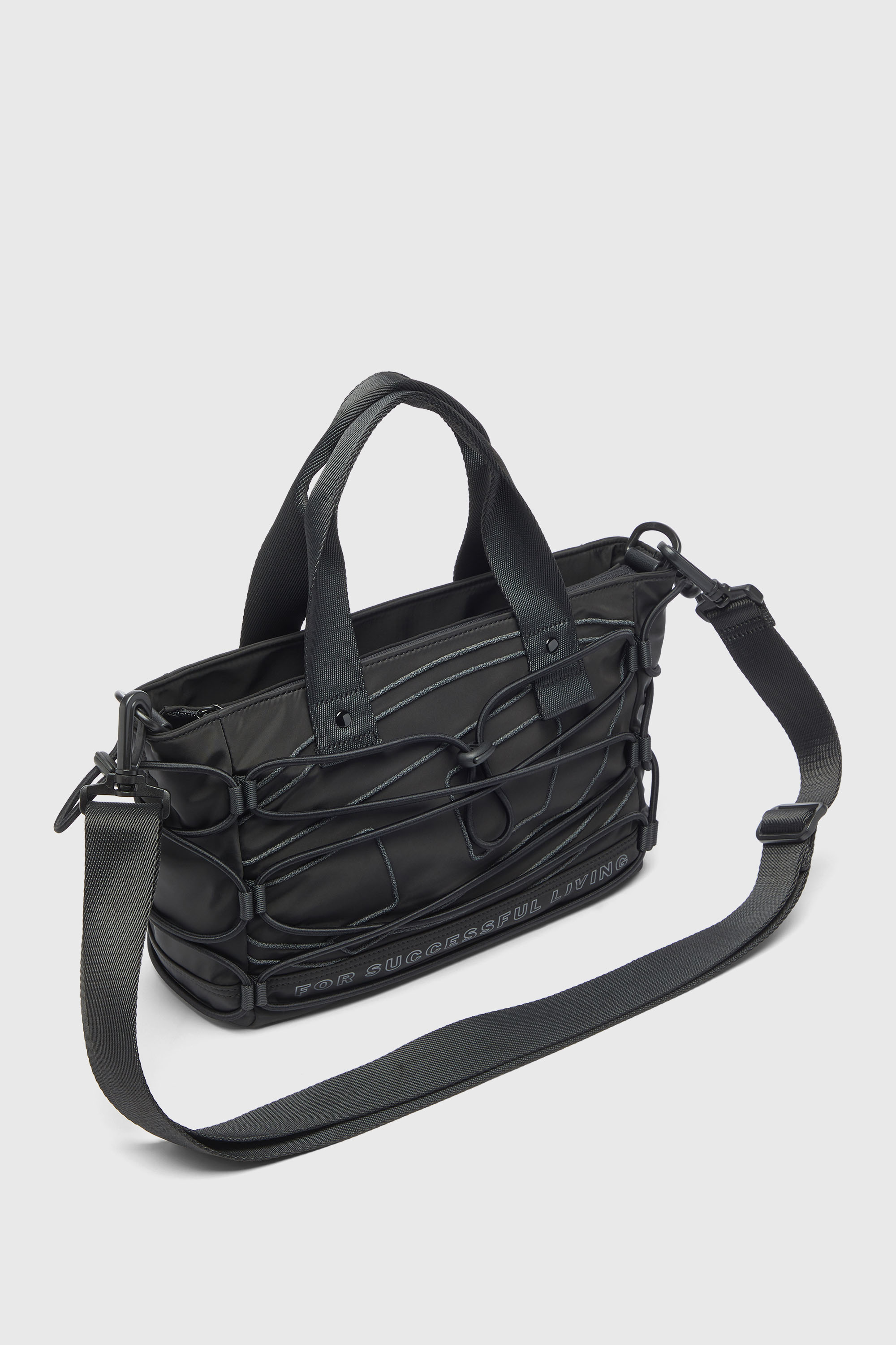 TECH-D TOTE S X トートバッグ｜ブラック｜ウィメンズ｜DIESEL