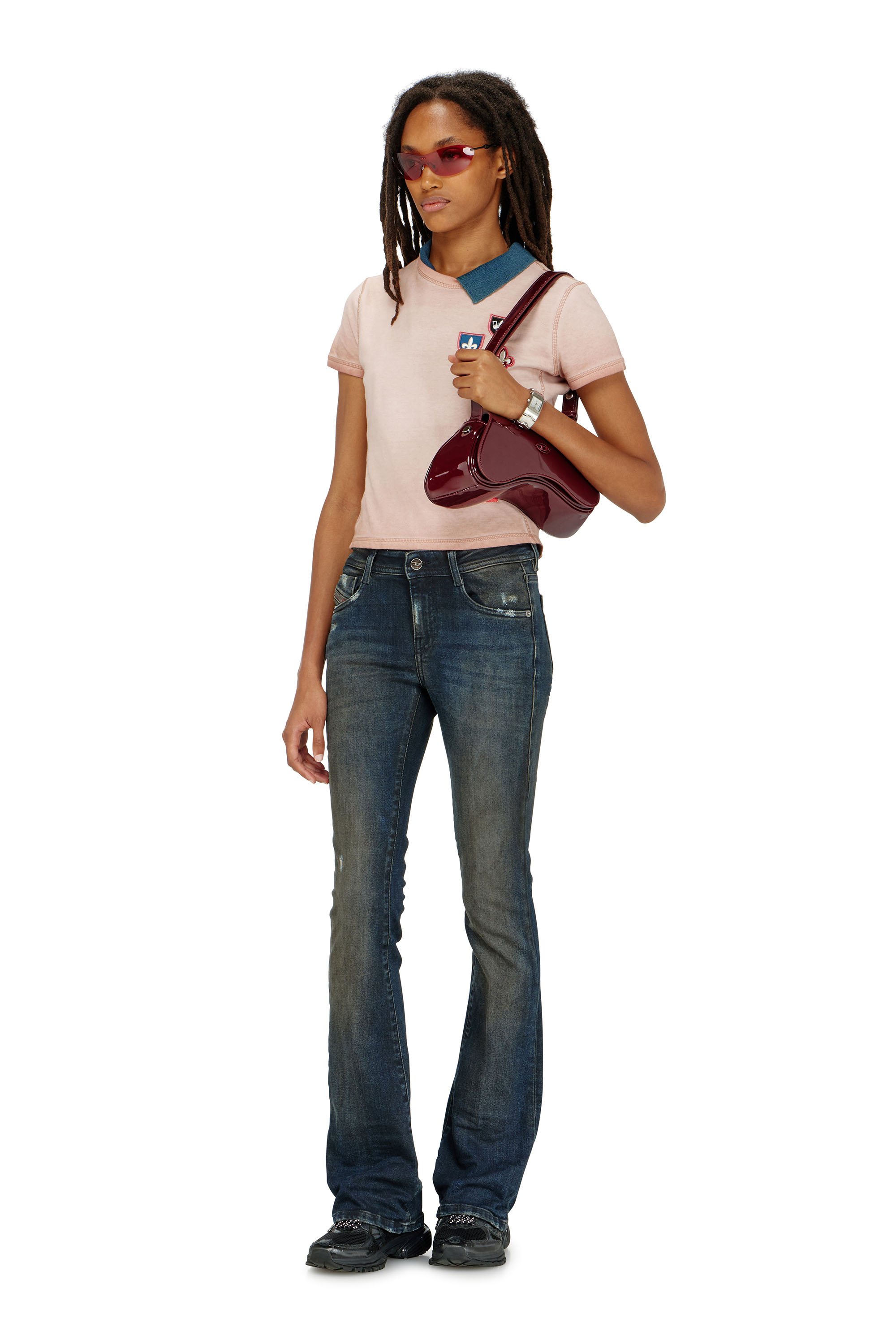 Diesel - Female's Bootcut Jeans 1969 D-Ebbey 09P69, ダークブルー - 1