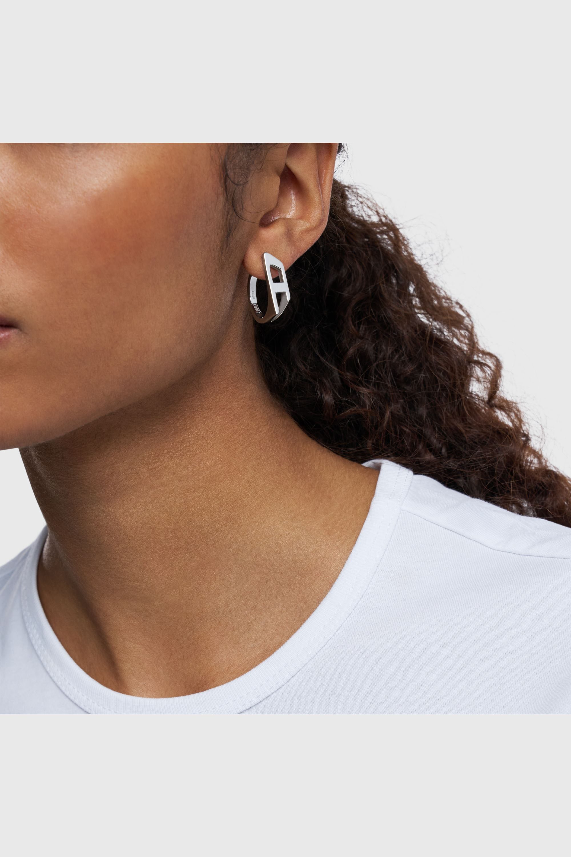 Diesel - DX1637040 JEWELLERY, Unisex's ピアス（片耳用） in シルバー - 3