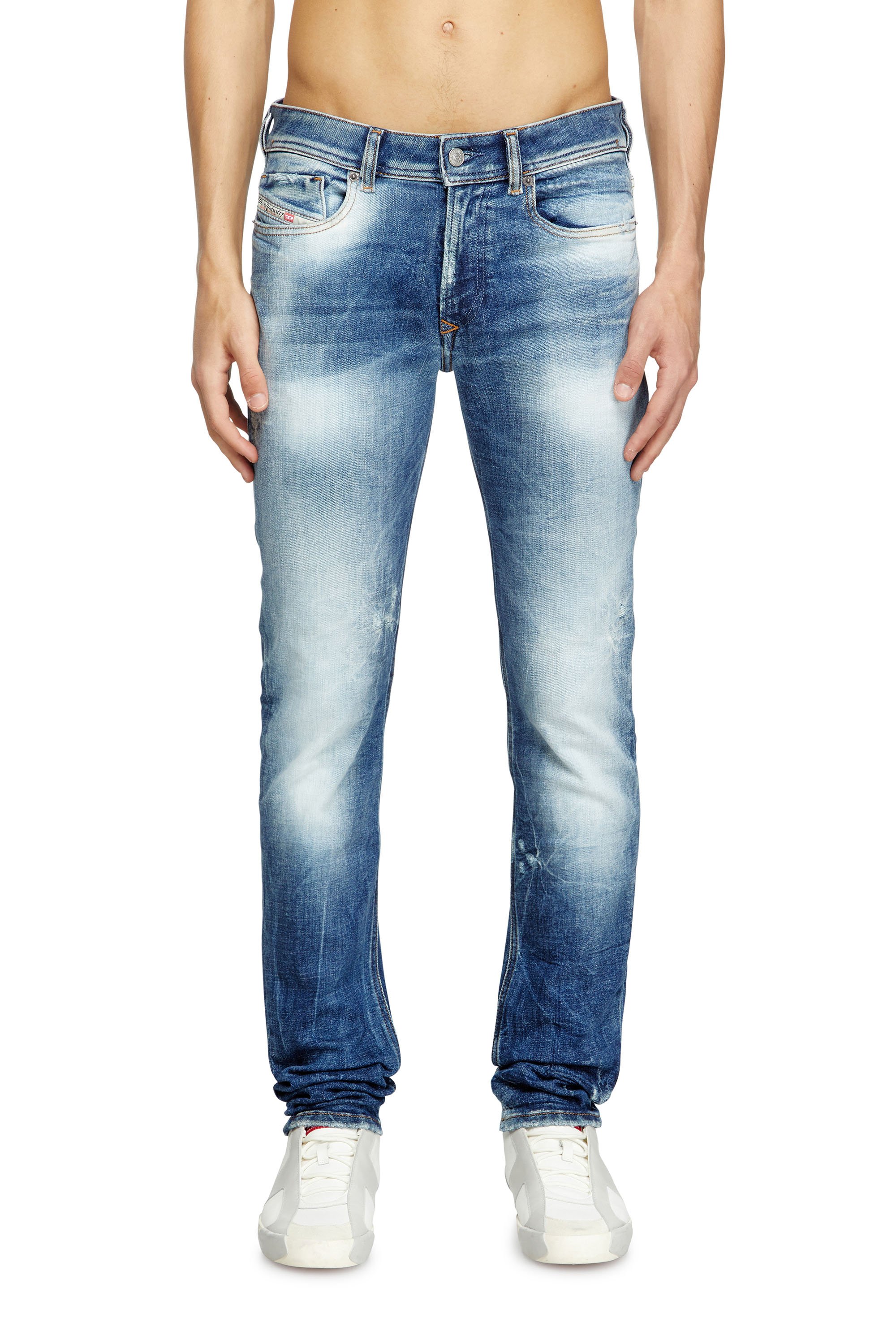Diesel - Male's Skinny Jeans 1979 Sleenker 09M27, ダークブルー - 1