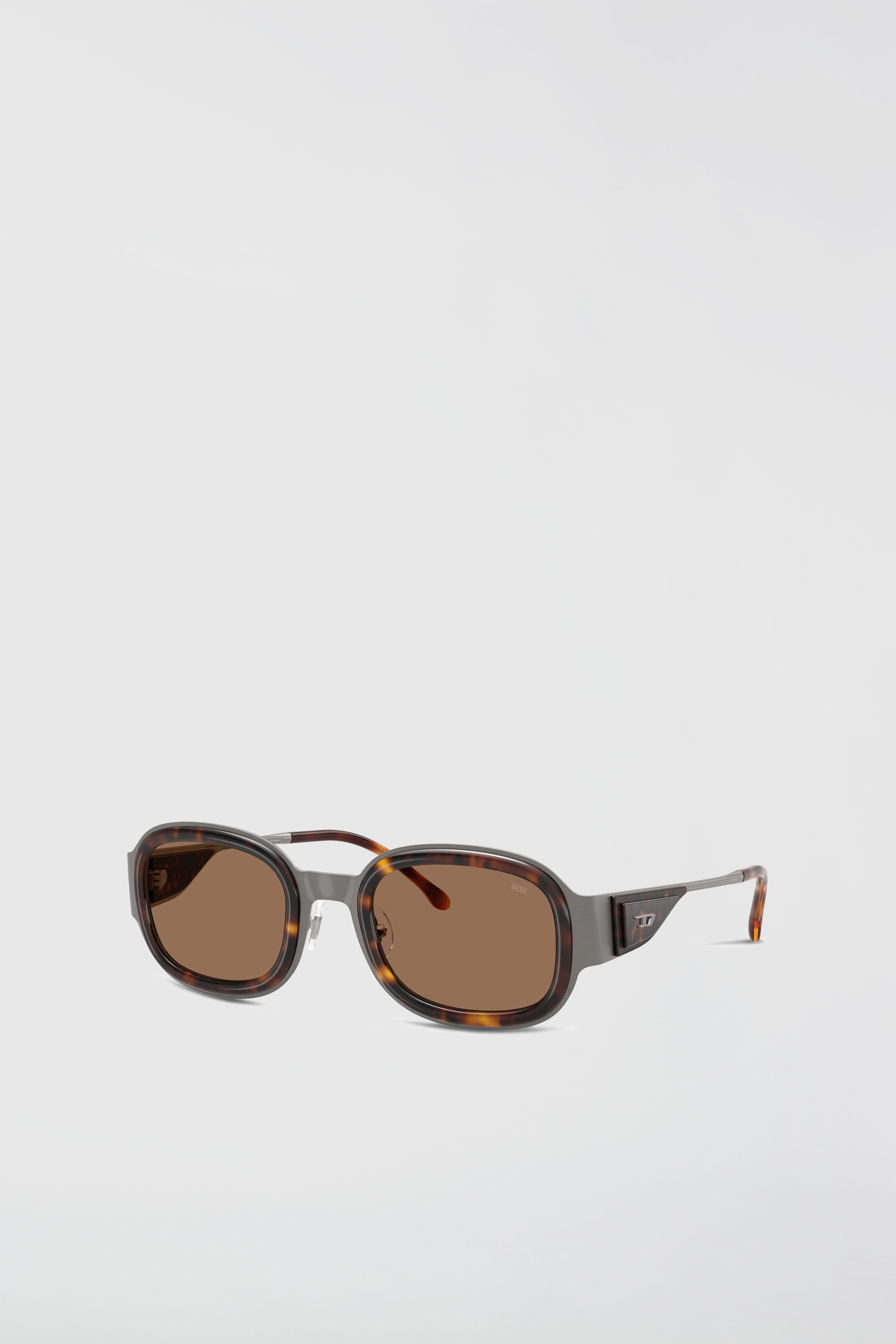Diesel - 0DL1020, Unisex's スクエア サングラス in ブラウン - 2
