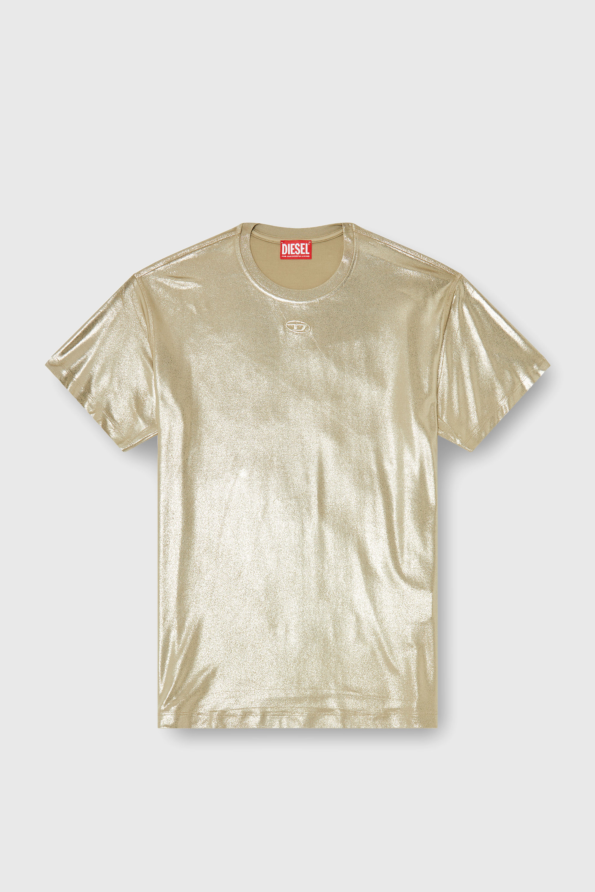Diesel - T-NORMY-AA2, Female's Tシャツ in ゴールド - 2