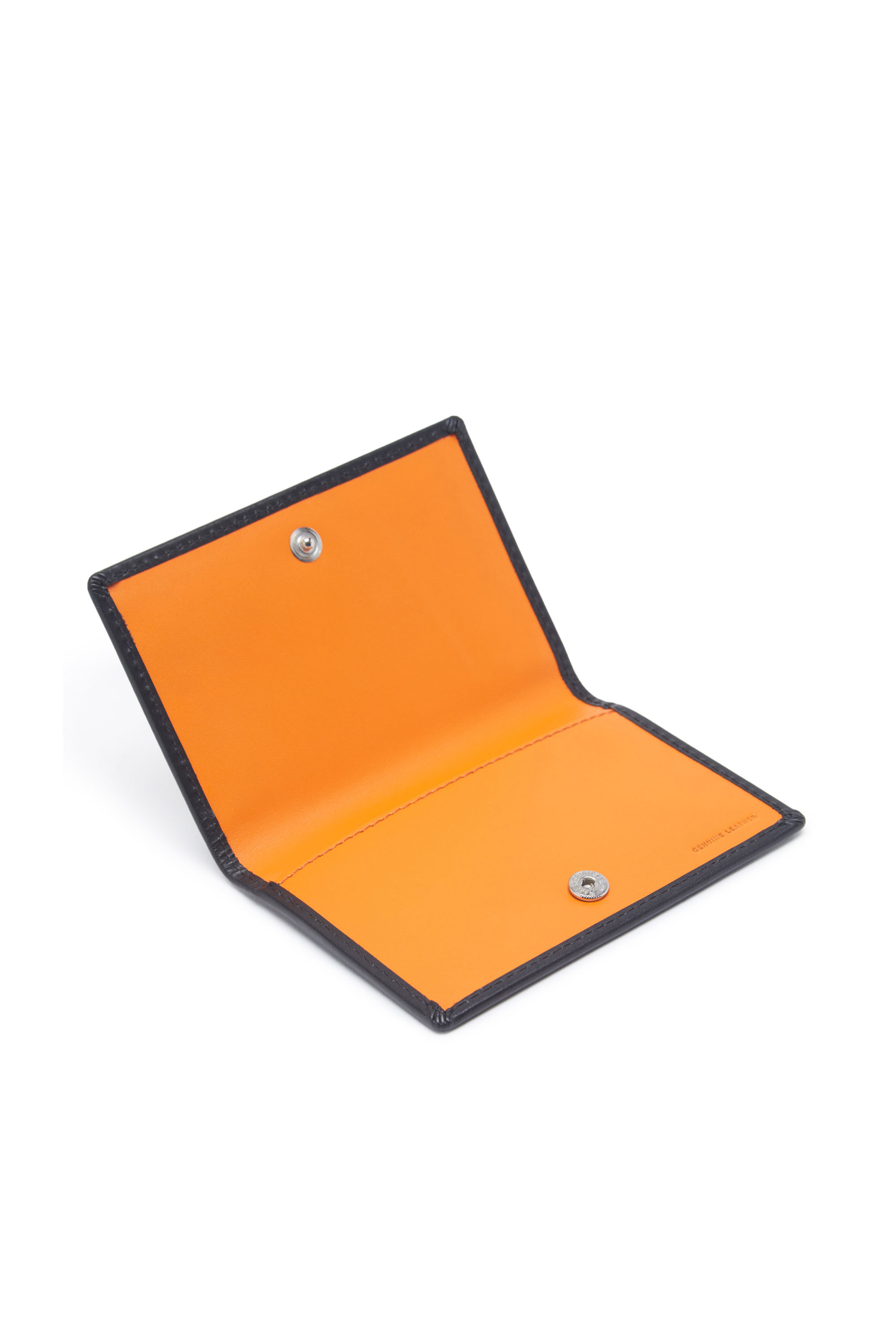Diesel - BI-FOLD CARD HOLDER, ブラック/オレンジ - Image 3