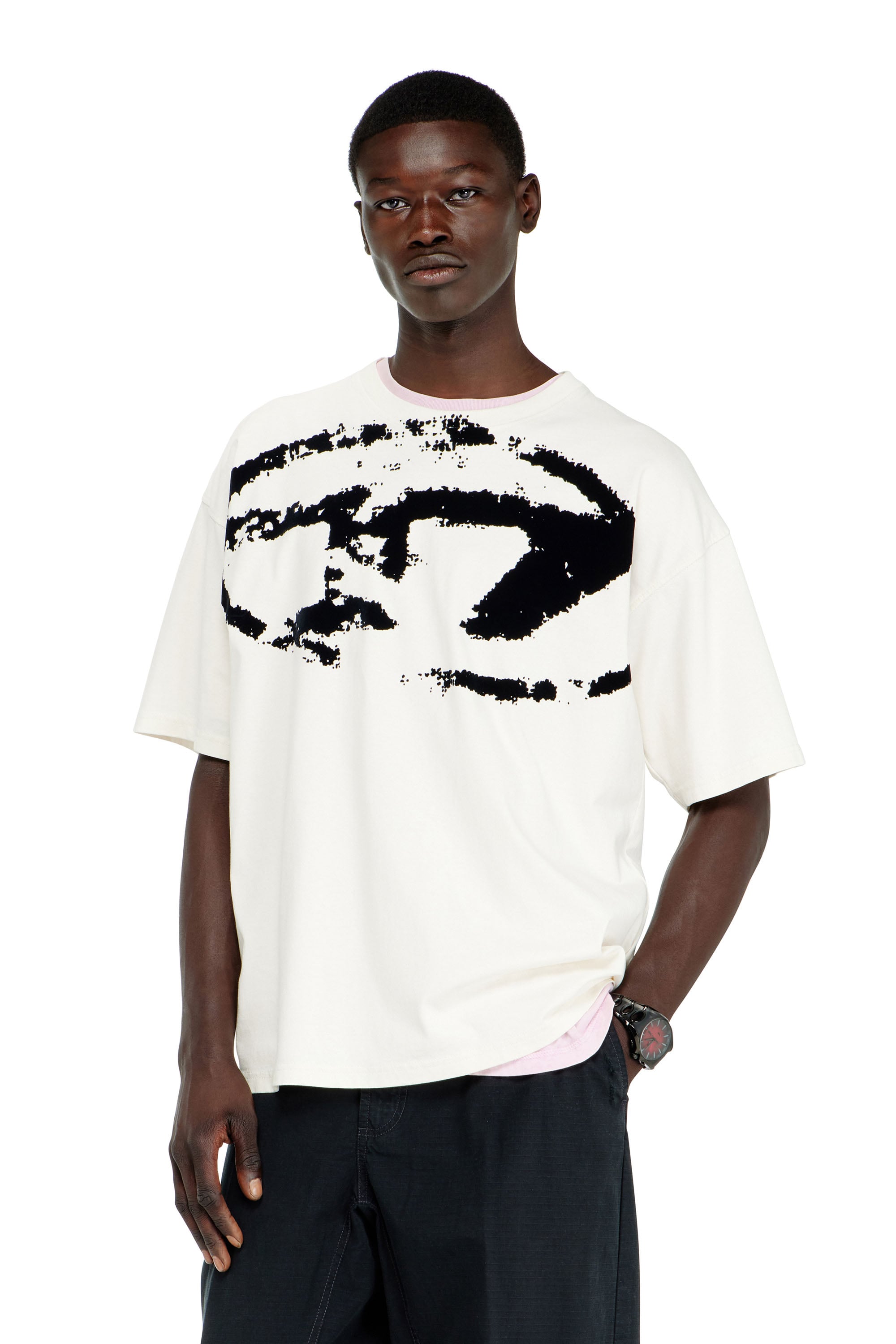 Diesel - T-BOXT-N14, Male's Tシャツ in ホワイト - 1