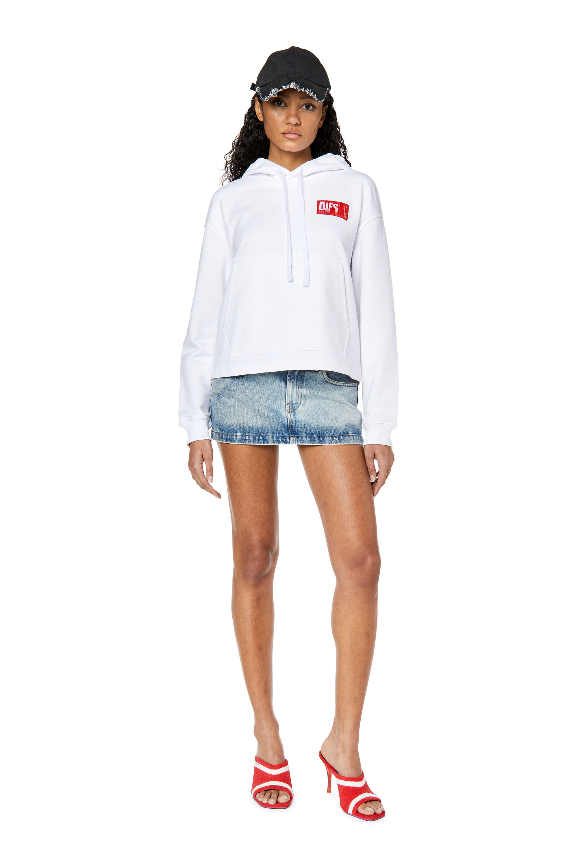 Diesel - F-JARALABEL-HOOD, ホワイト - Image 4