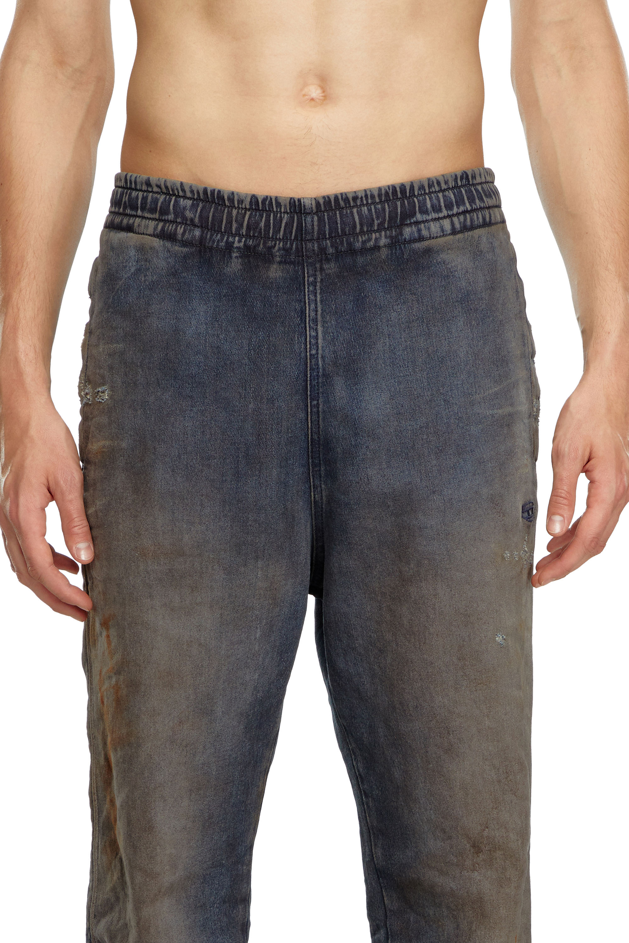 Diesel - Male's Slim D-Labb Track denim 068LV, ダークブルー - 5