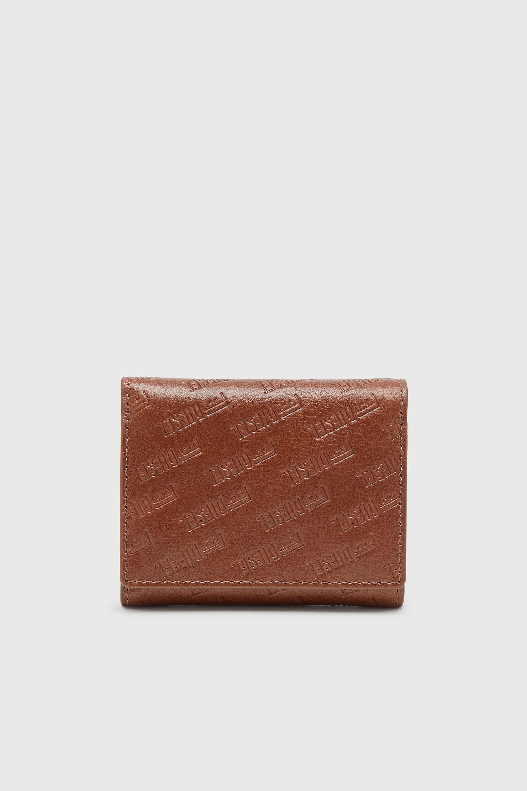Diesel - MONOGRAM TRI-FOLD COIN S 3D, Male's 三つ折りウォレット in ブラウン - 2