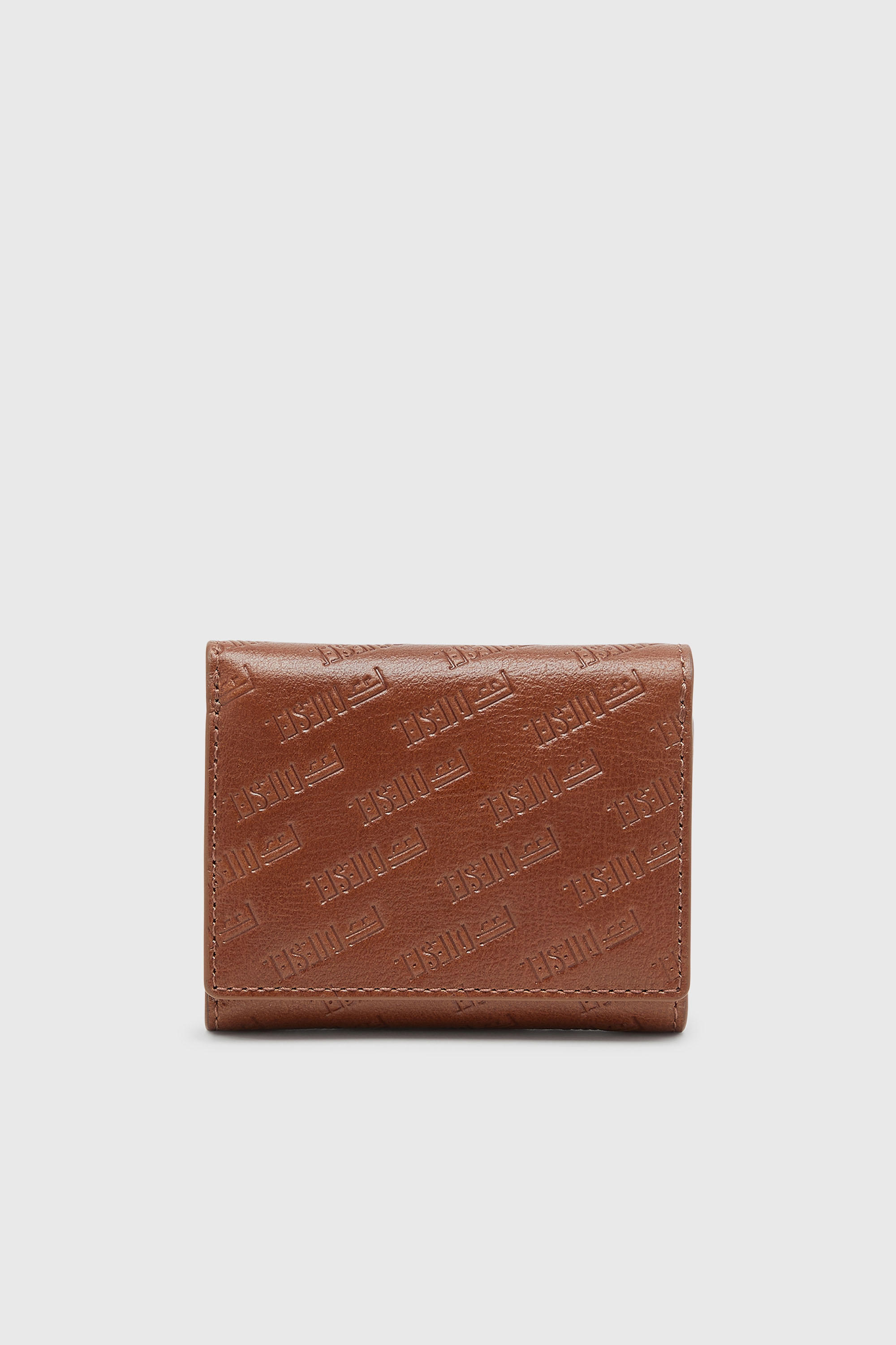 Diesel - MONOGRAM TRI-FOLD COIN S 3D, Male's 三つ折りウォレット in ブラウン - 2