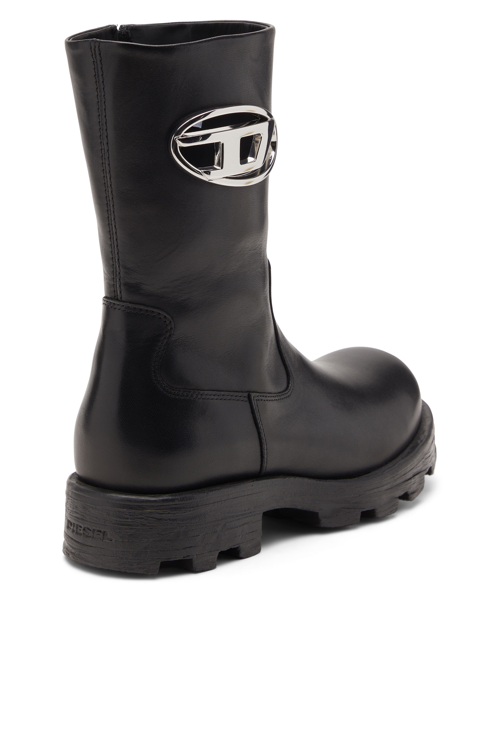 DIESEL ブーツ DIESEL（ディーゼル）の「メンズ カウレザー ワークブーツ