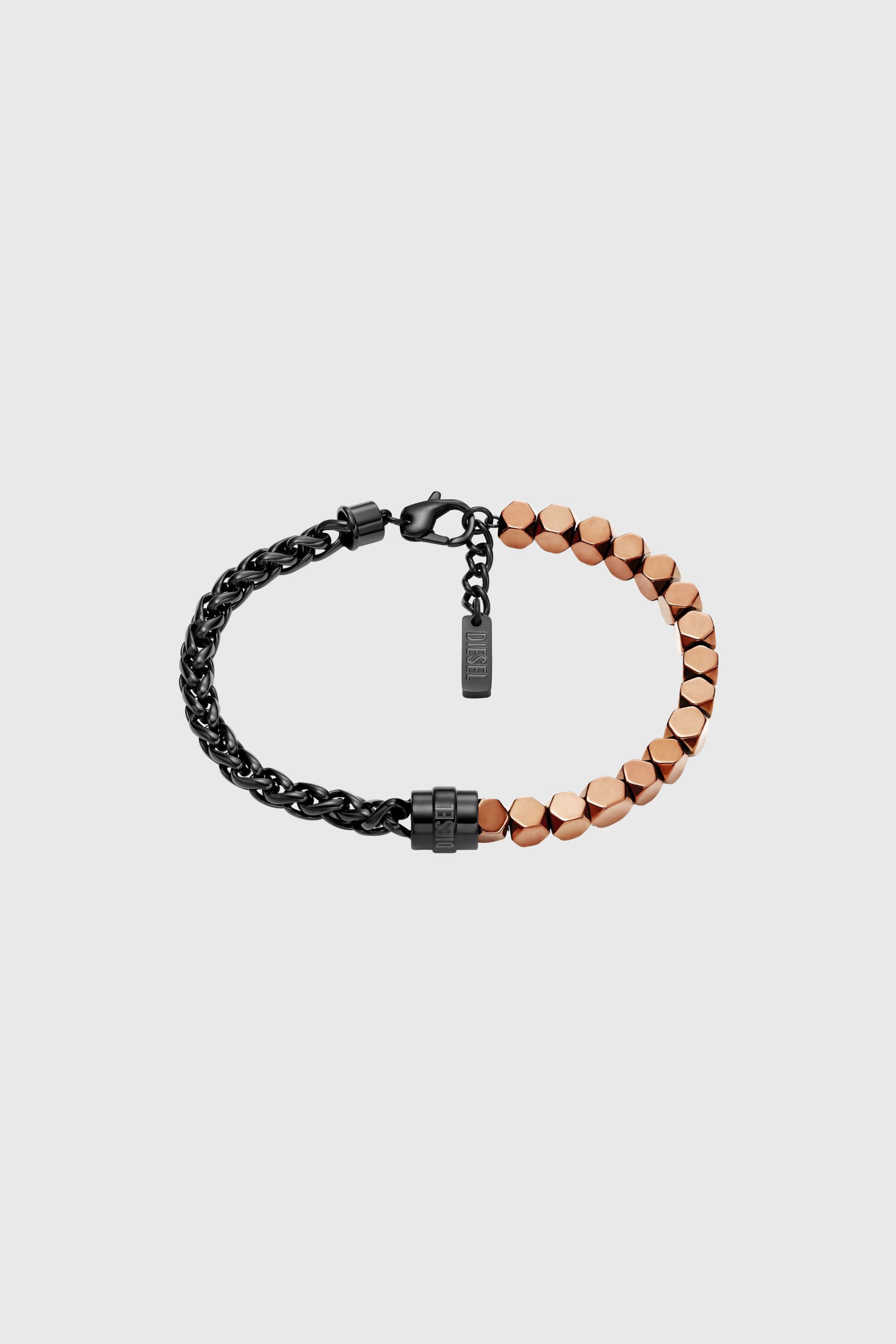 Diesel - DX1648931 JEWELLERY, Unisex's ブレスレット in ブラック/ブロンズ - 1