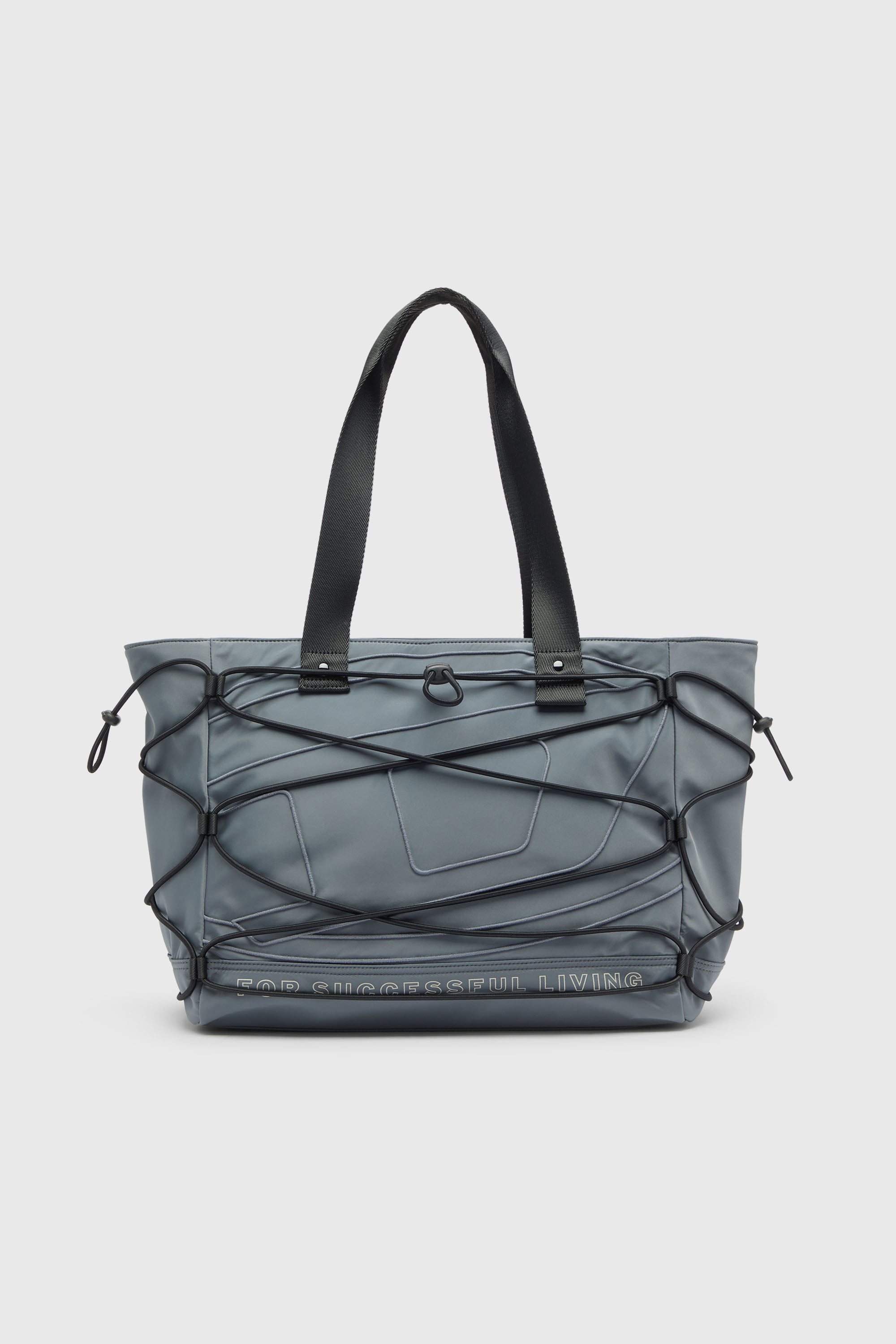 Diesel - TECH-D TOTE M X, Unisex's トートバッグ in グレー - 1
