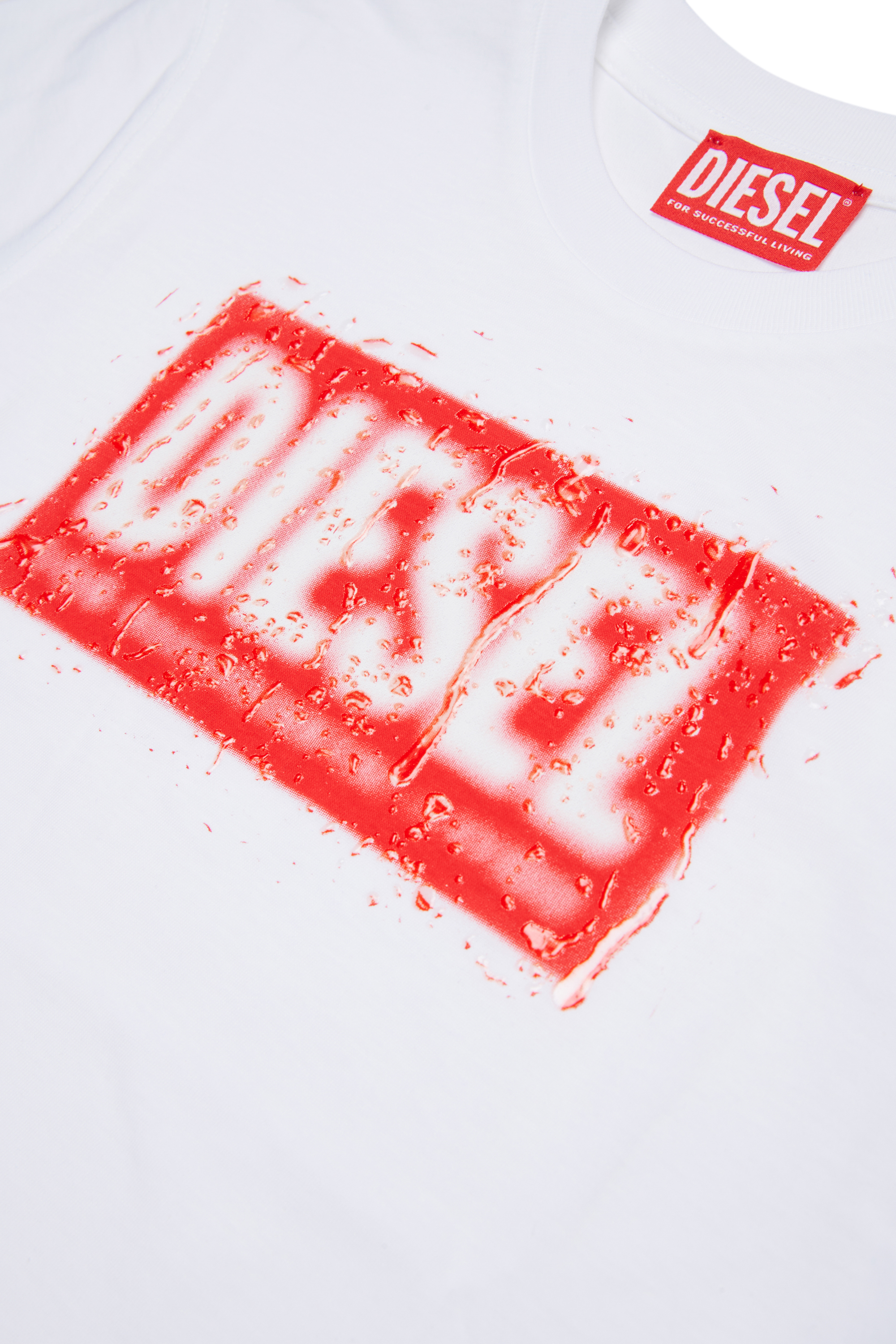 Diesel - TADJUSTQ10, Male's Tシャツ in ホワイト - 4