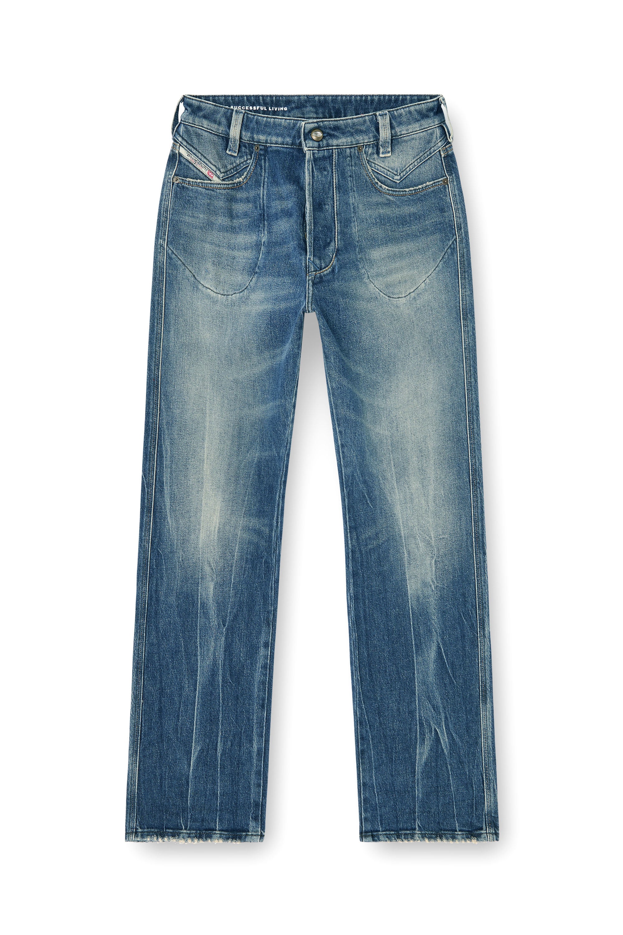 Diesel - Male's Regular Jeans 1985 Larkee 09Q27, ミディアムブルー - 2
