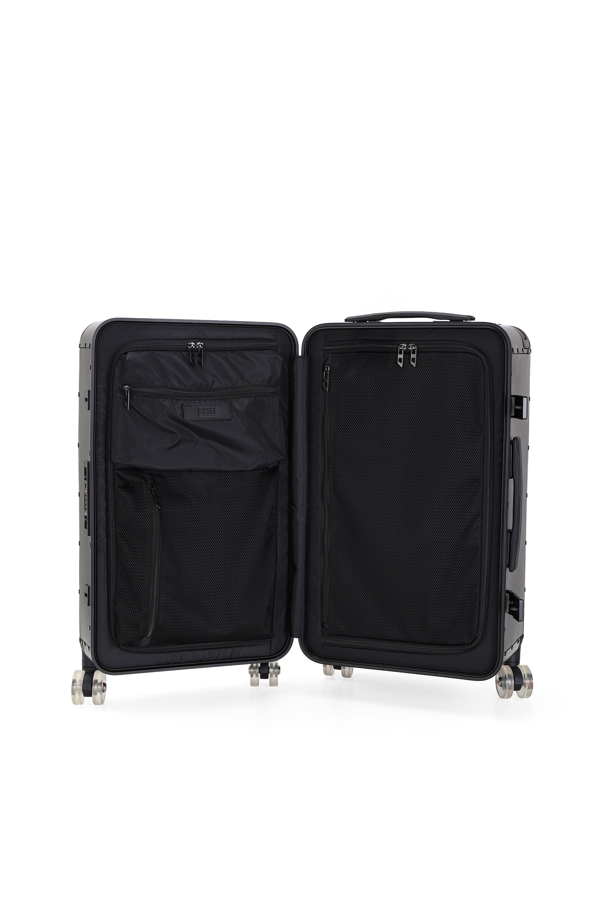 Diesel - DSL CARBON FIBER TROLLEY-BLACK- DSL001, Unisex's Carbon fiber suitcase size M in ブラック - 4
