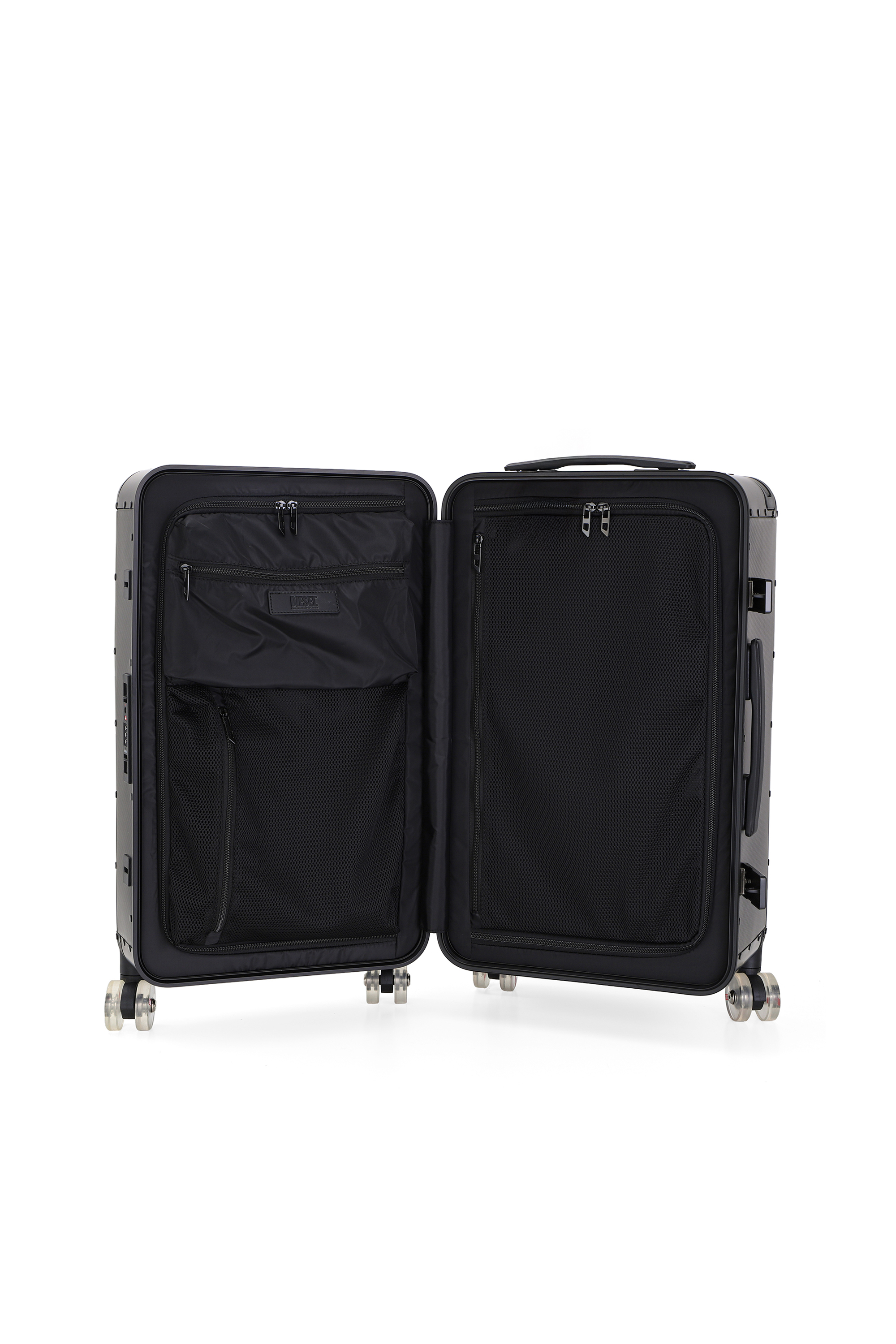 Diesel - DSL CARBON FIBER TROLLEY-BLACK- DSL001, Unisex's Carbon fiber suitcase size M in ブラック - 4