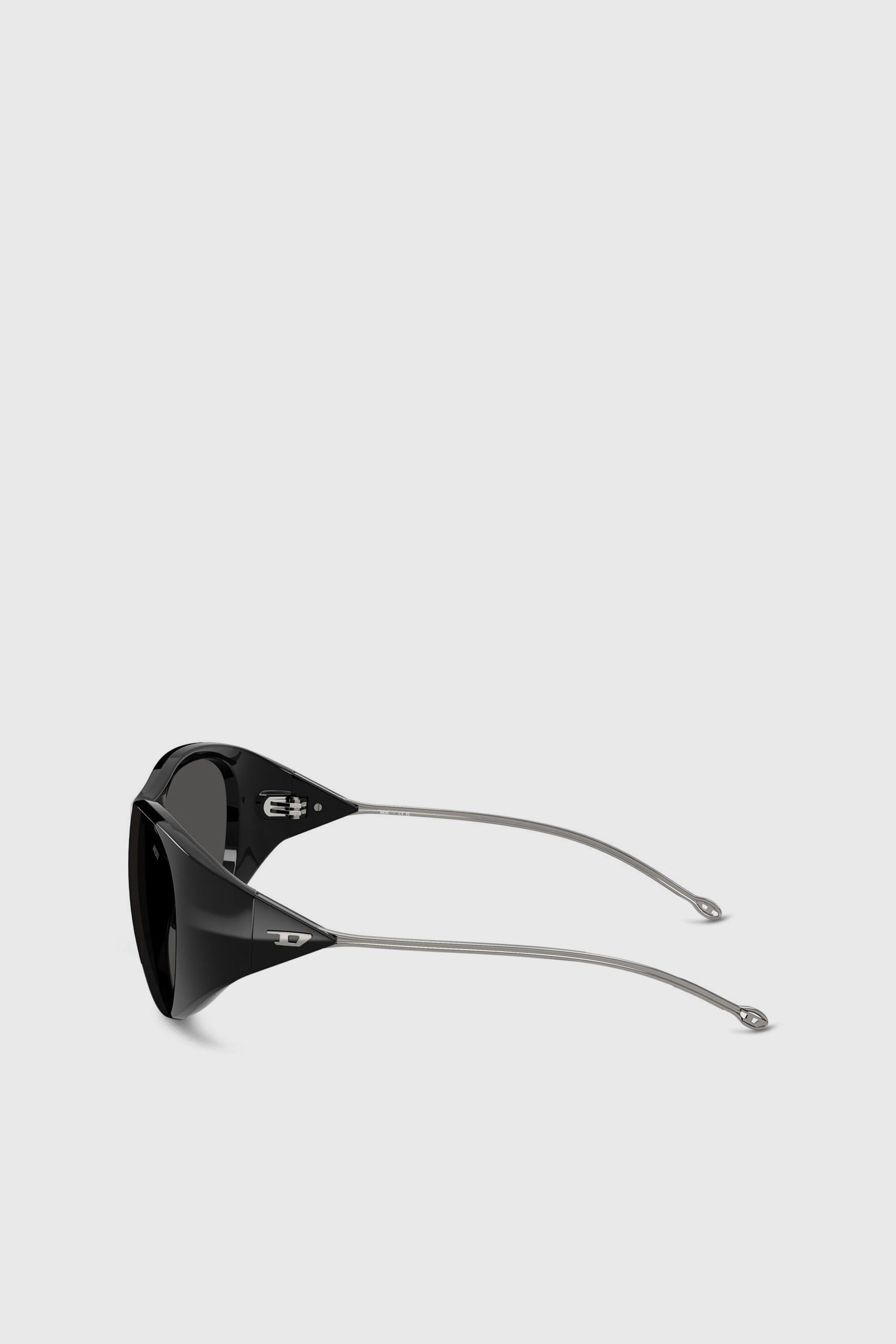 Diesel - 0DL3003, Unisex's Iconic oval sunglasses in ダークグレー - 2