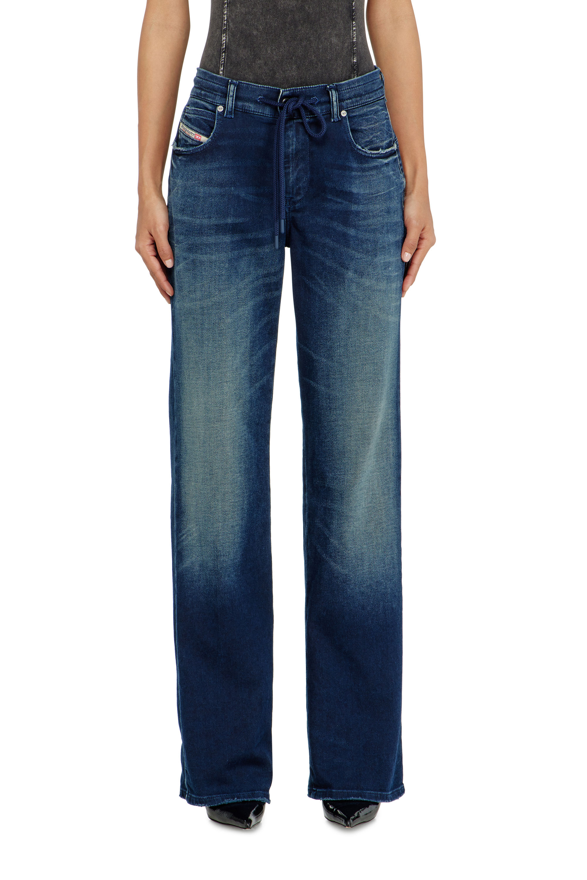 Diesel - Female's Regular 2071 D-Meel Joggjeans&reg; 09P93, ダークブルー - 2
