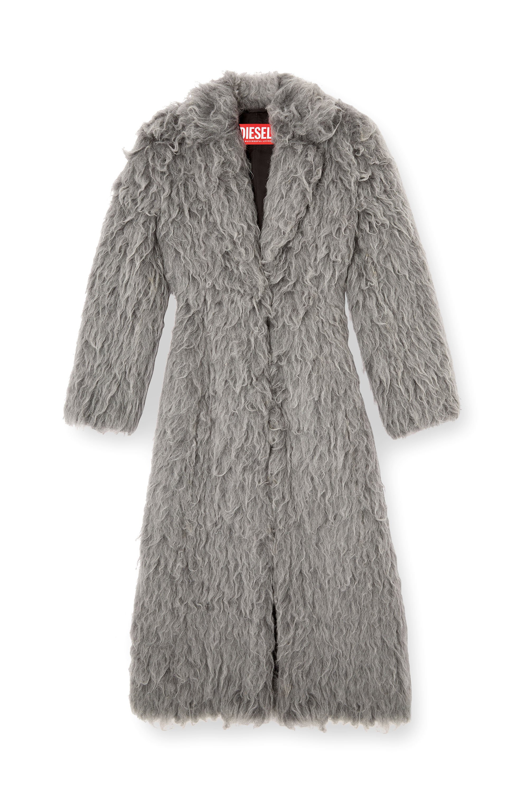 Diesel - W-GLAMO-R1, Female's ロングコート in グレー - 3