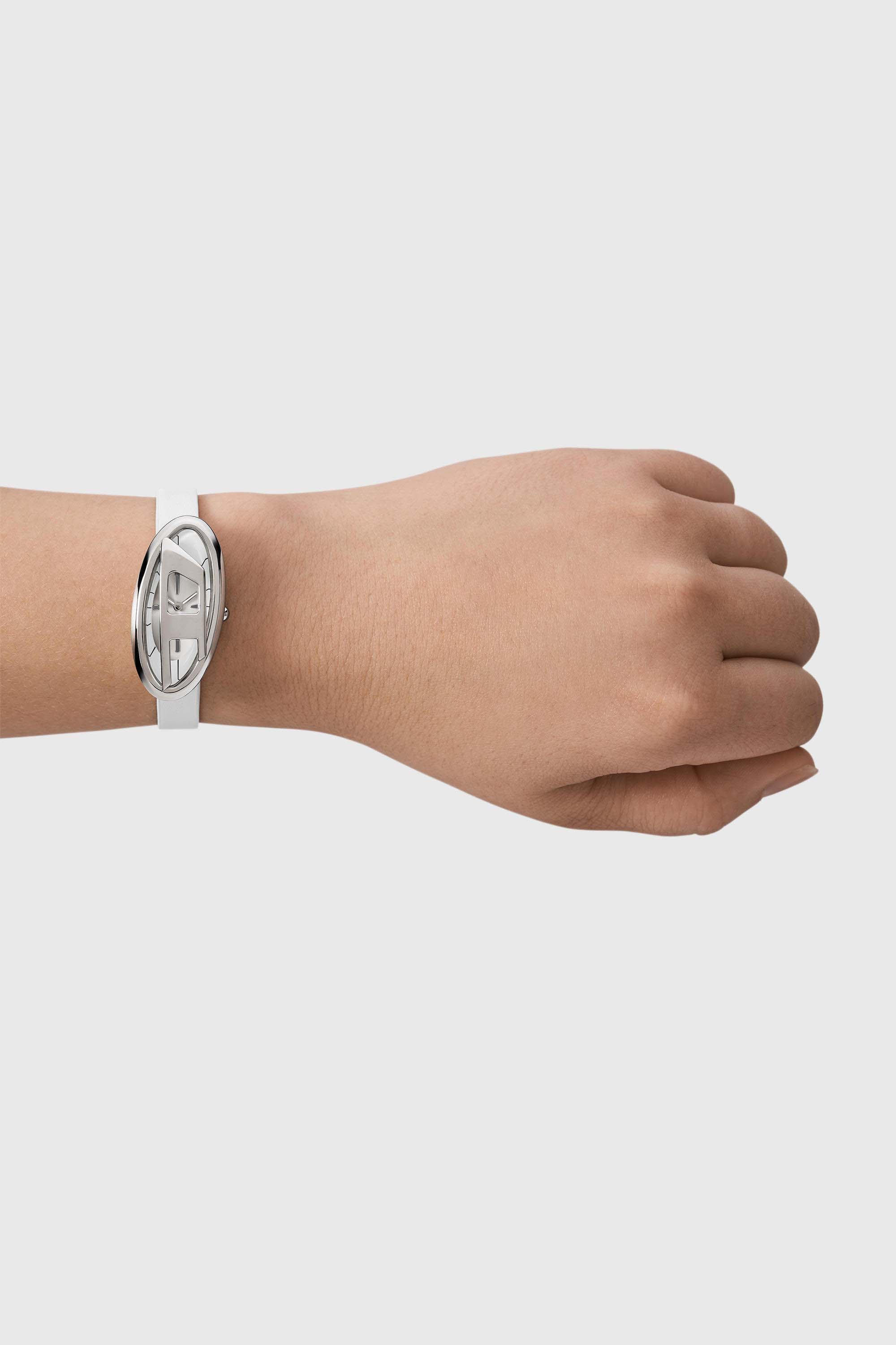 Diesel - DZ5613 WATCH, Female's D-Era Two-Hand White Leather Watch in ホワイト - 4