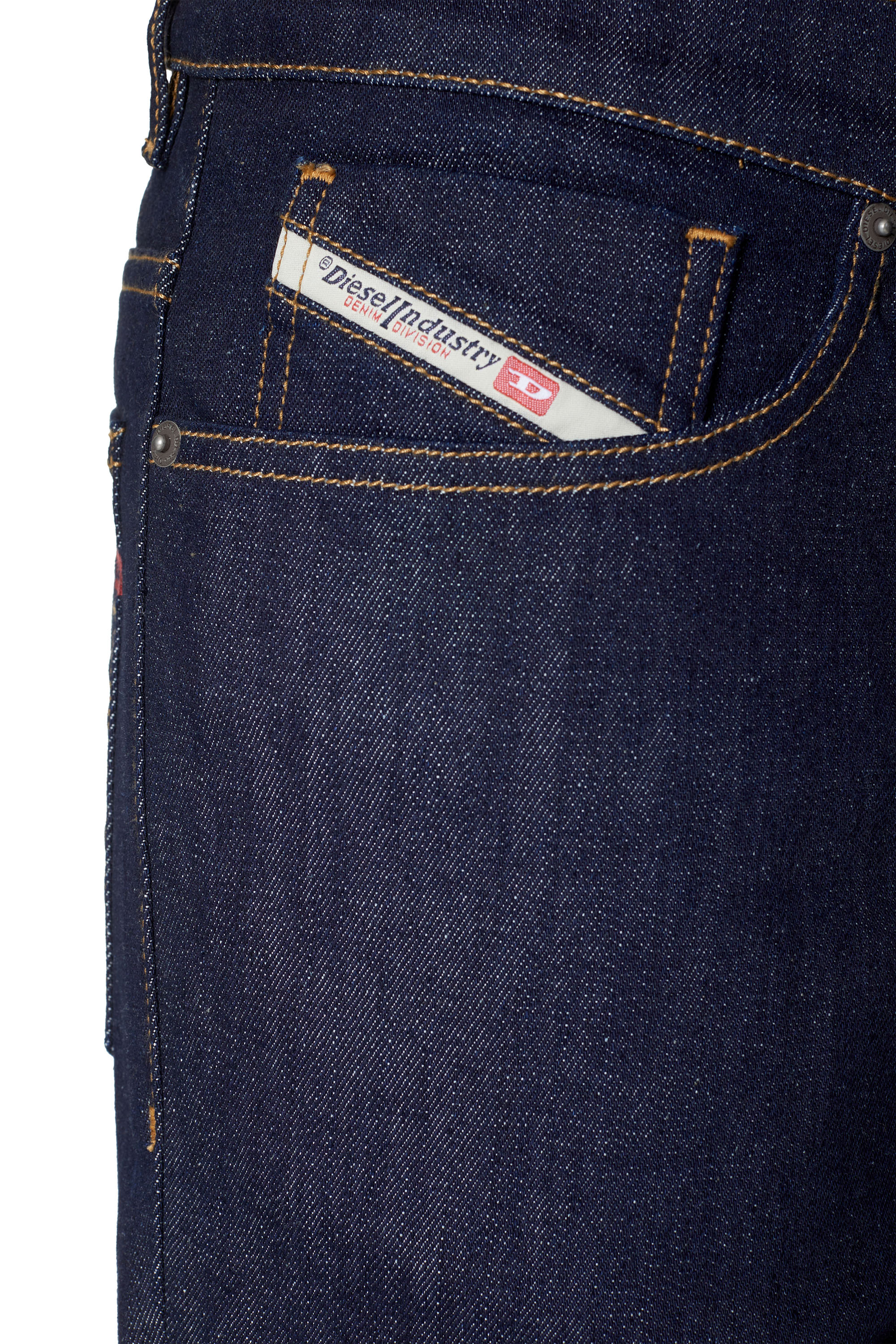 Diesel - 2005 D-FINING Z9B89 Tapered Jeans, ダークブルー - Image 3