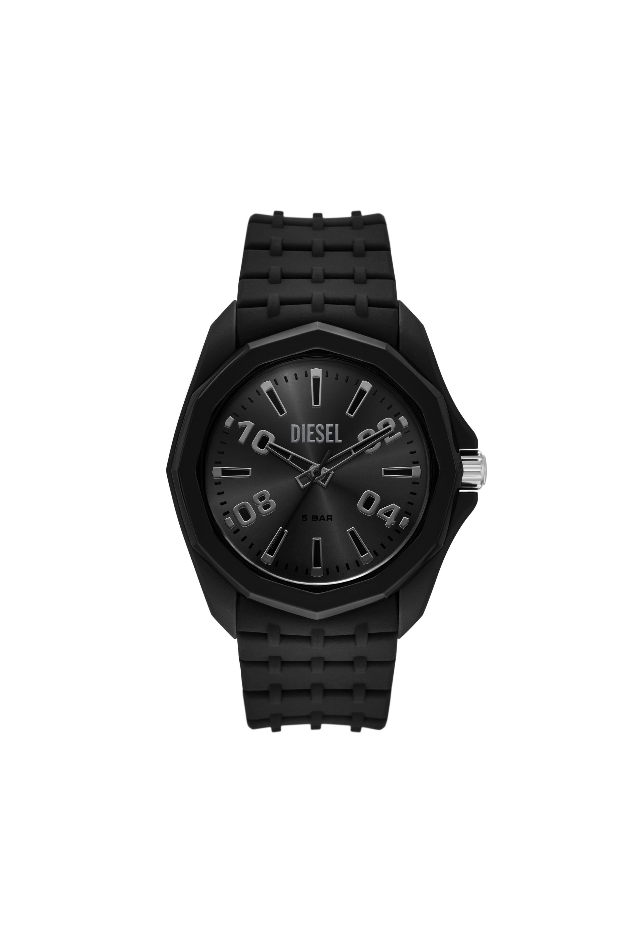 Diesel - DZ2243 WATCH, Male's Stinger black silicone watch in ブラック - 1