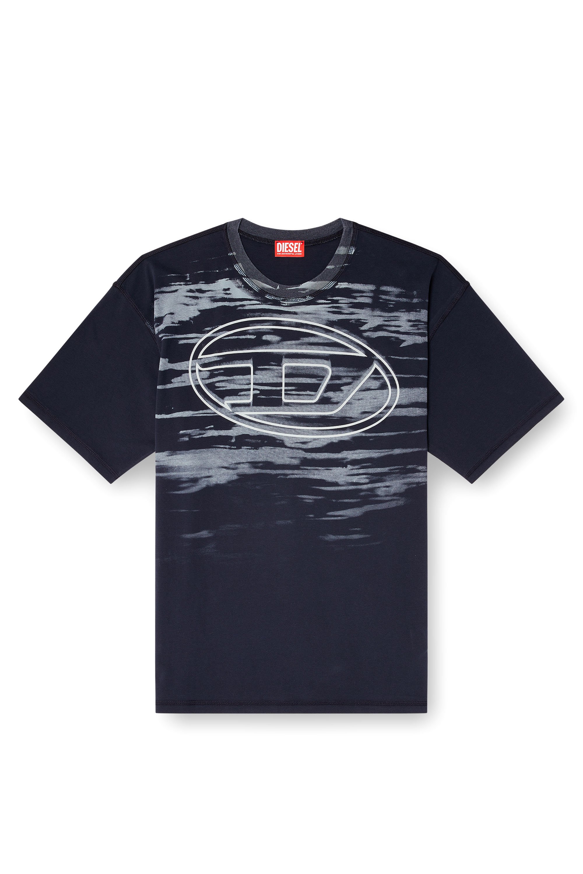 Diesel - T-BOXT-T5, Male's Tシャツ in ダークブルー - 3