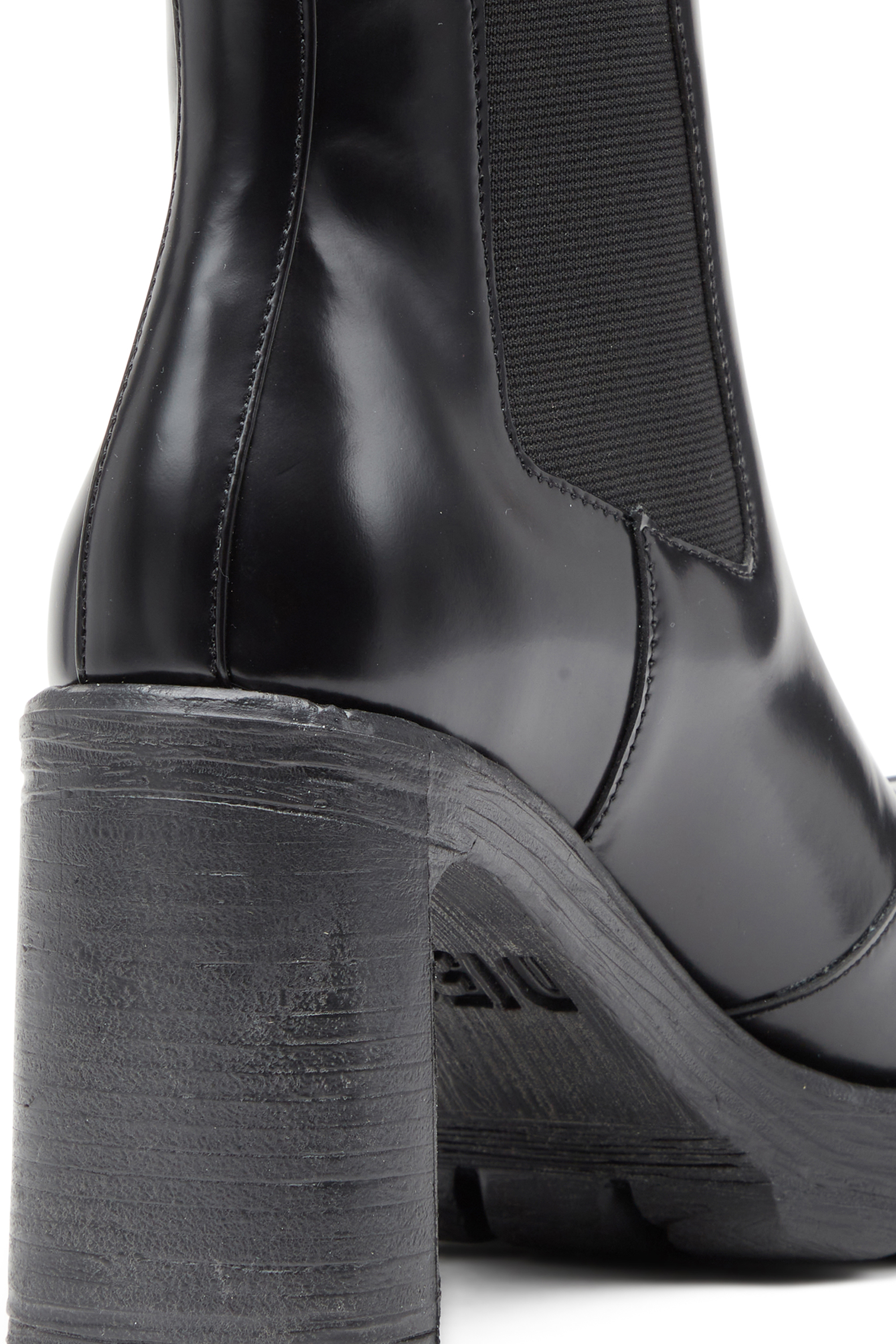 Diesel - D-HAMMER CH D W, Female's D-Hammer-High-heel boots with Oval D plaque in ブラック - 4
