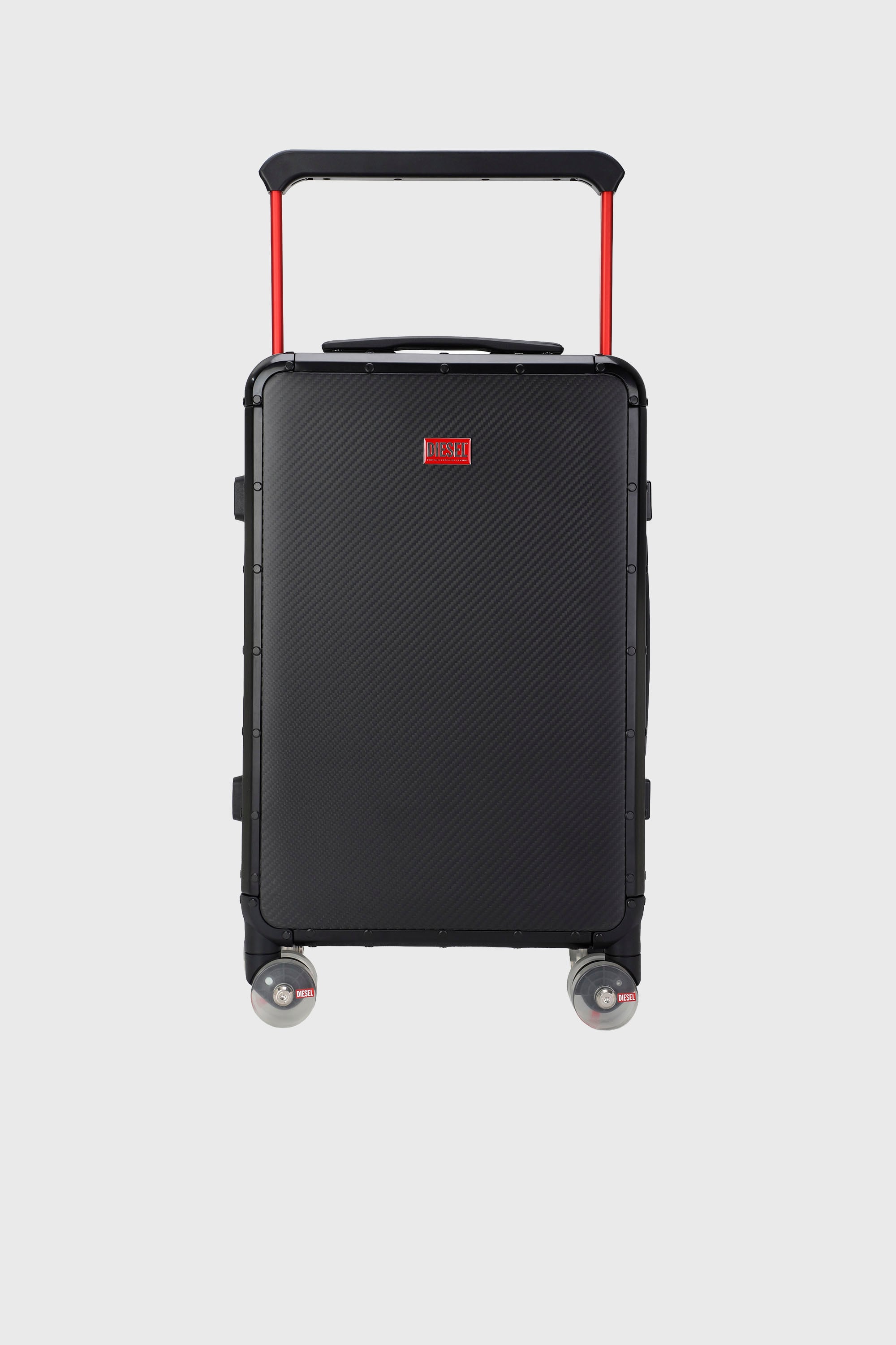 Diesel - DSL CARBON FIBER TROLLEY-BLACK- DSL001, Unisex's Carbon fiber suitcase size S in ブラック - 1