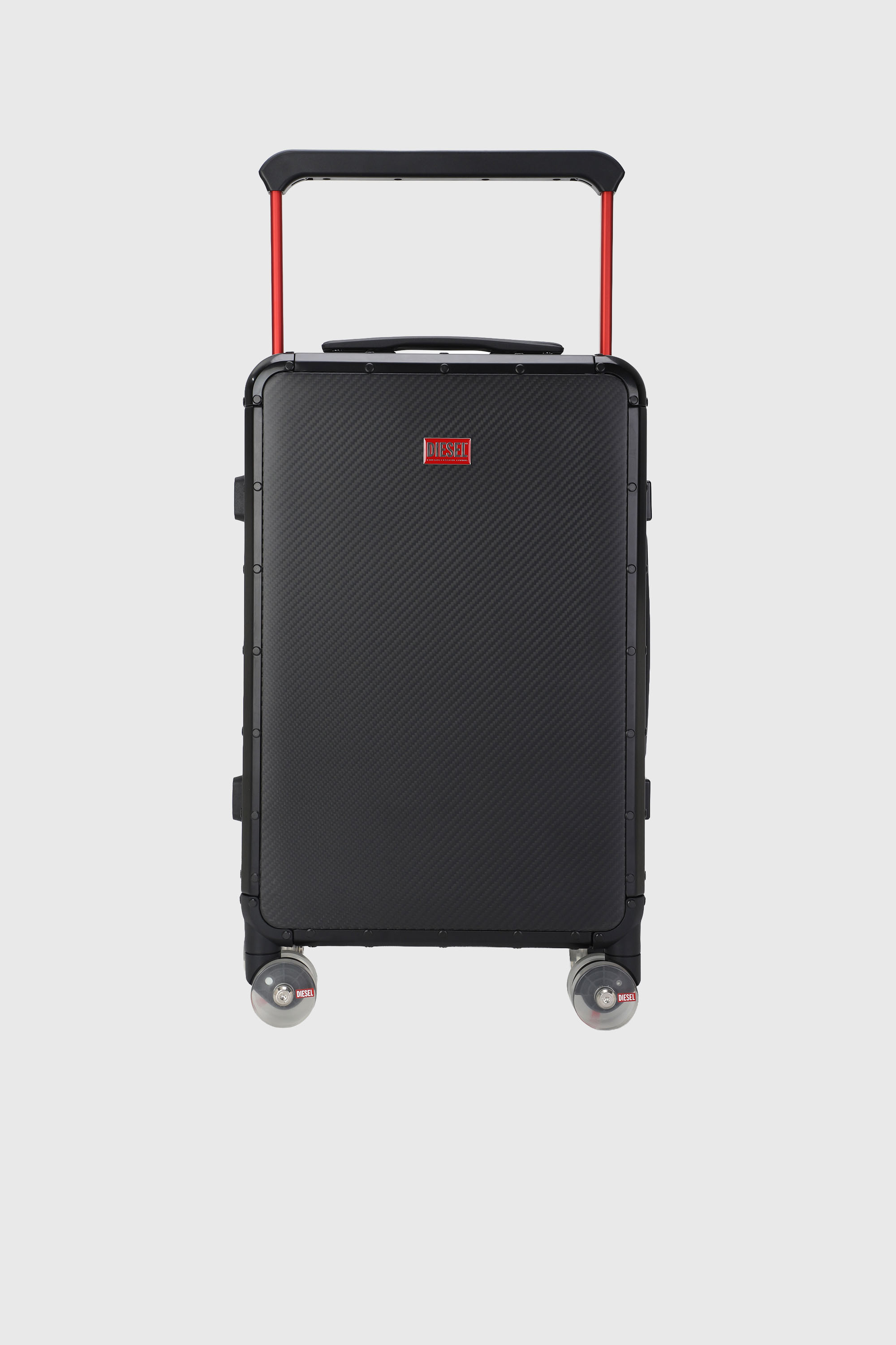 Diesel - DSL CARBON FIBER TROLLEY-BLACK- DSL001, Unisex's Carbon fiber suitcase size S in ブラック - 1