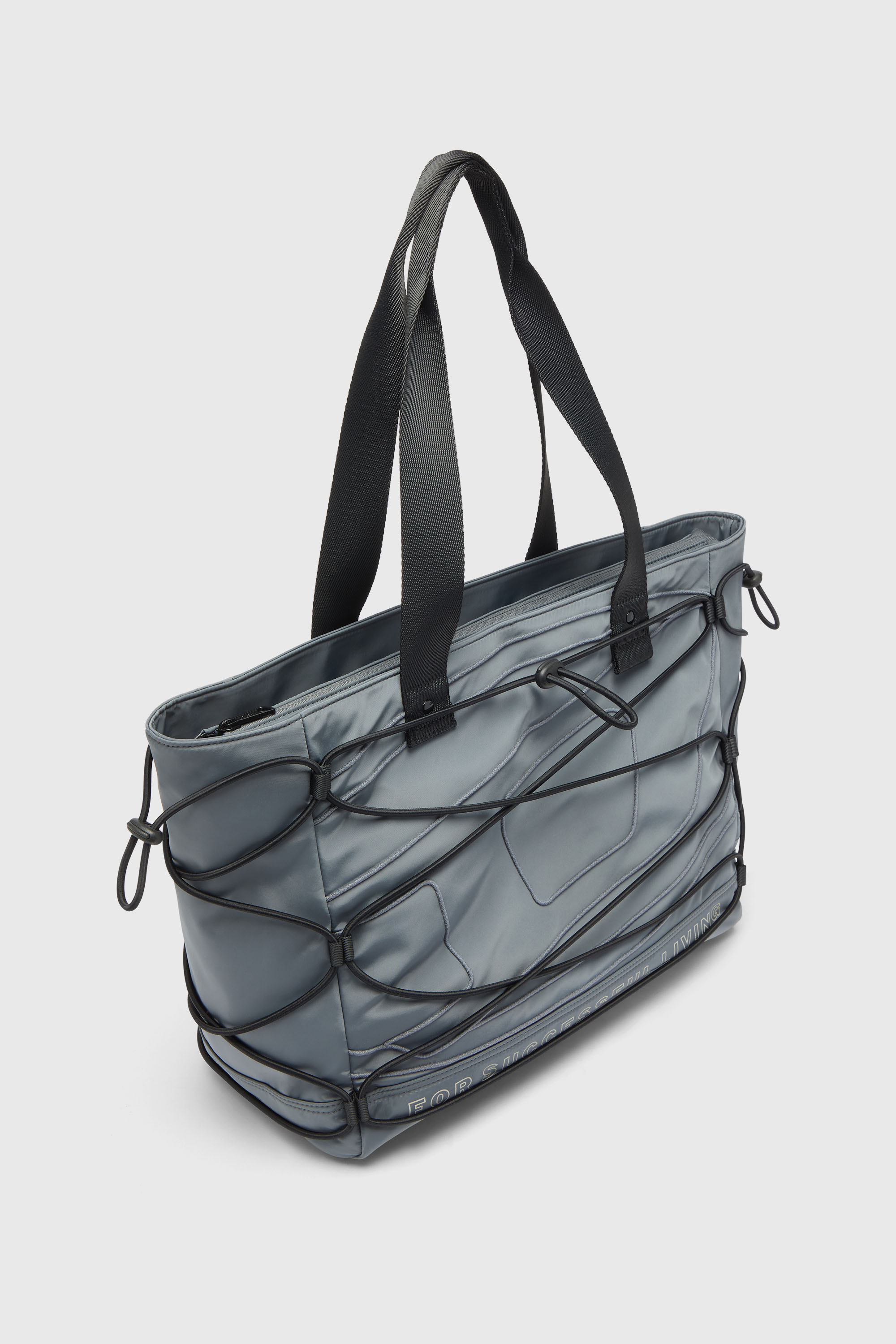 Diesel - TECH-D TOTE M X, Unisex's トートバッグ in グレー - 6