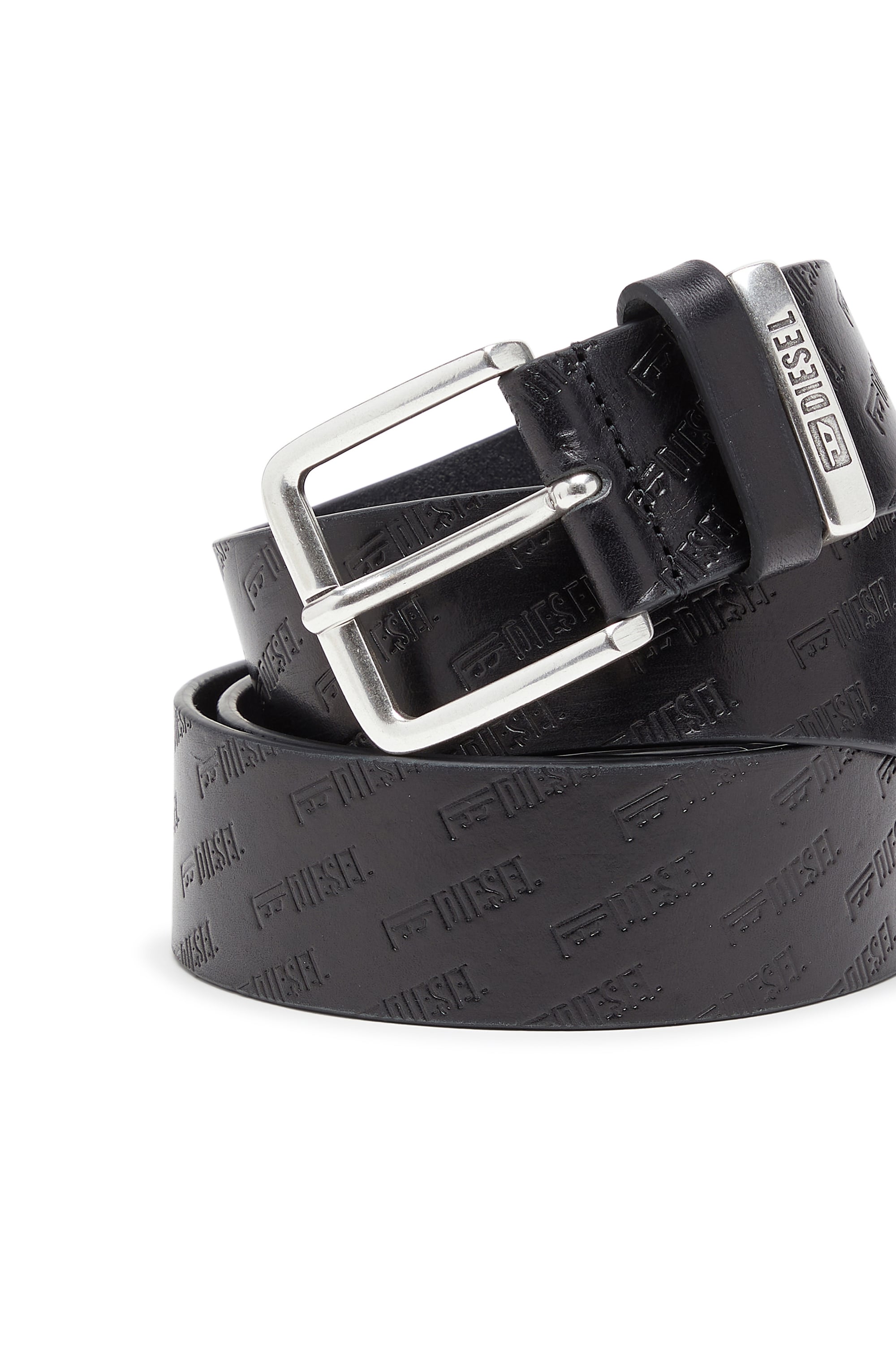 Diesel - B-MONOGRAM DSL, Male's ベルト in ブラック - 3