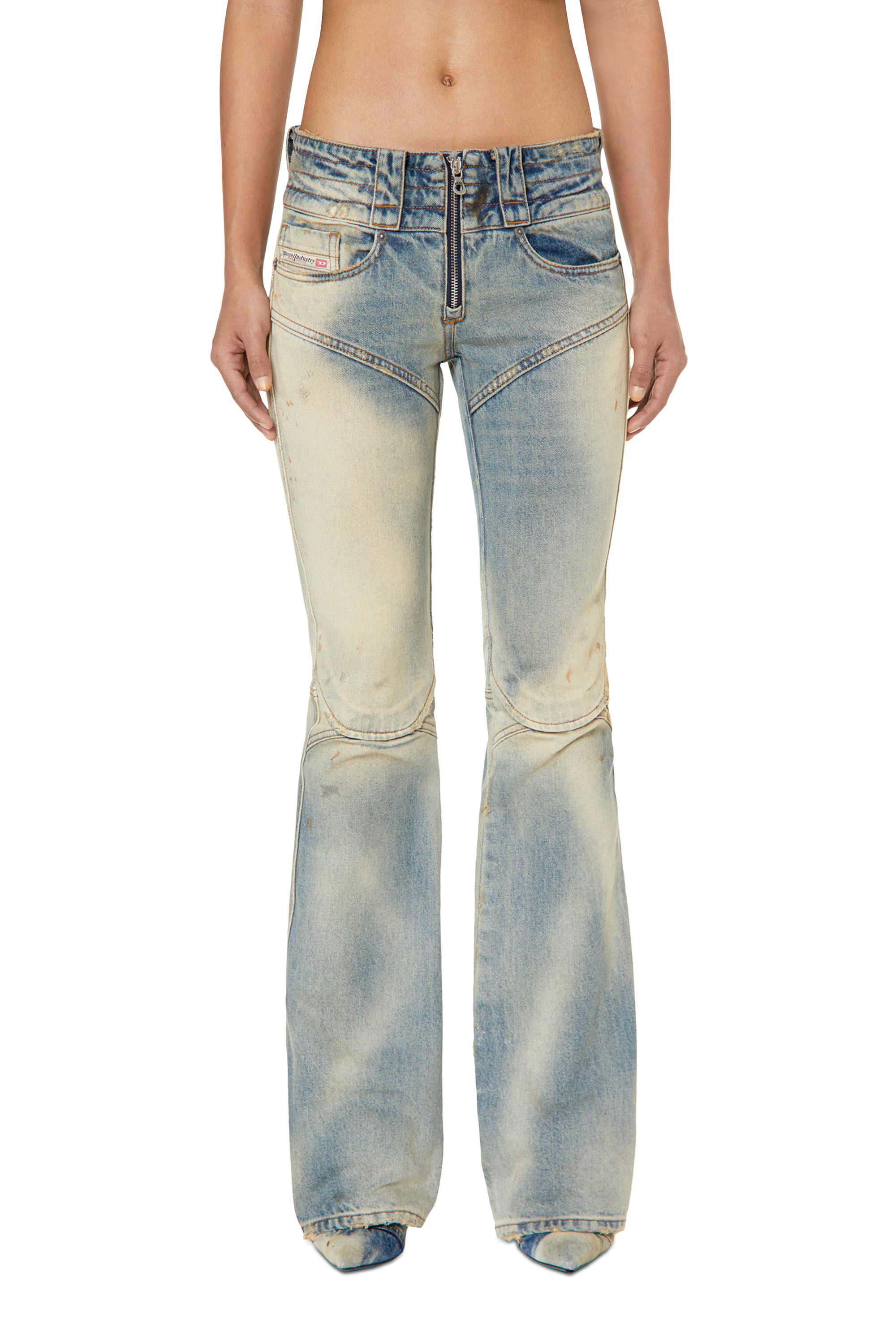 Diesel - Bootcut and Flare Jeans Belthy 0ENAF, ライトブルー - Image 1