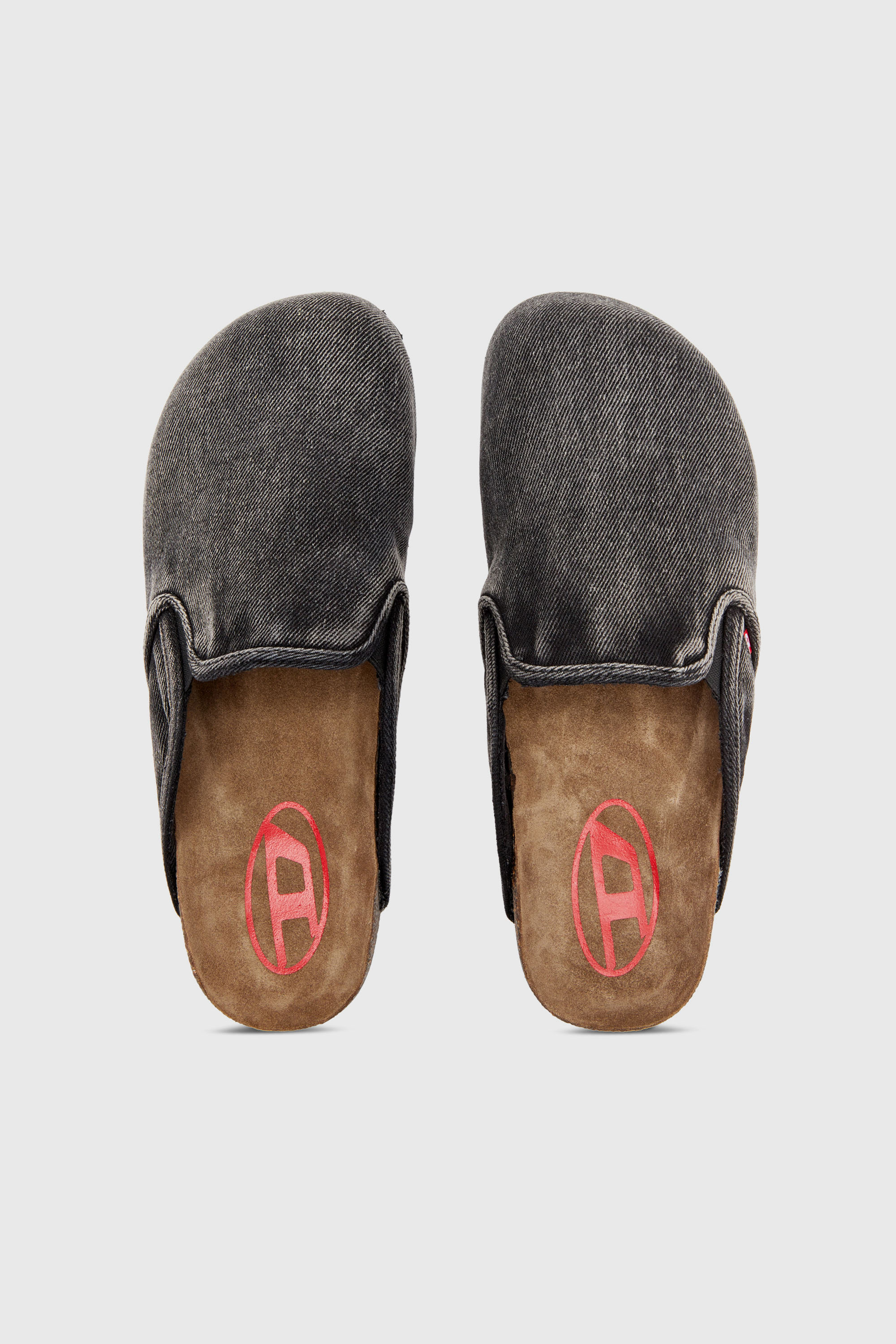 Diesel - D-WOODSTOCK SLIP-ON, Male's デニムスリッポンミュール in ブラック - 5