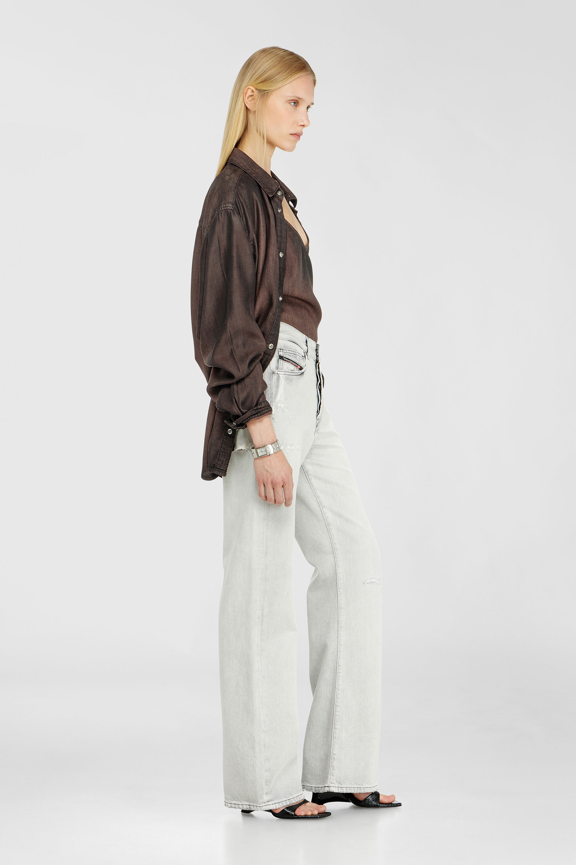 Diesel - Female's Regular Jeans 1971 D-Sent 09P58, ライトグレー - 2
