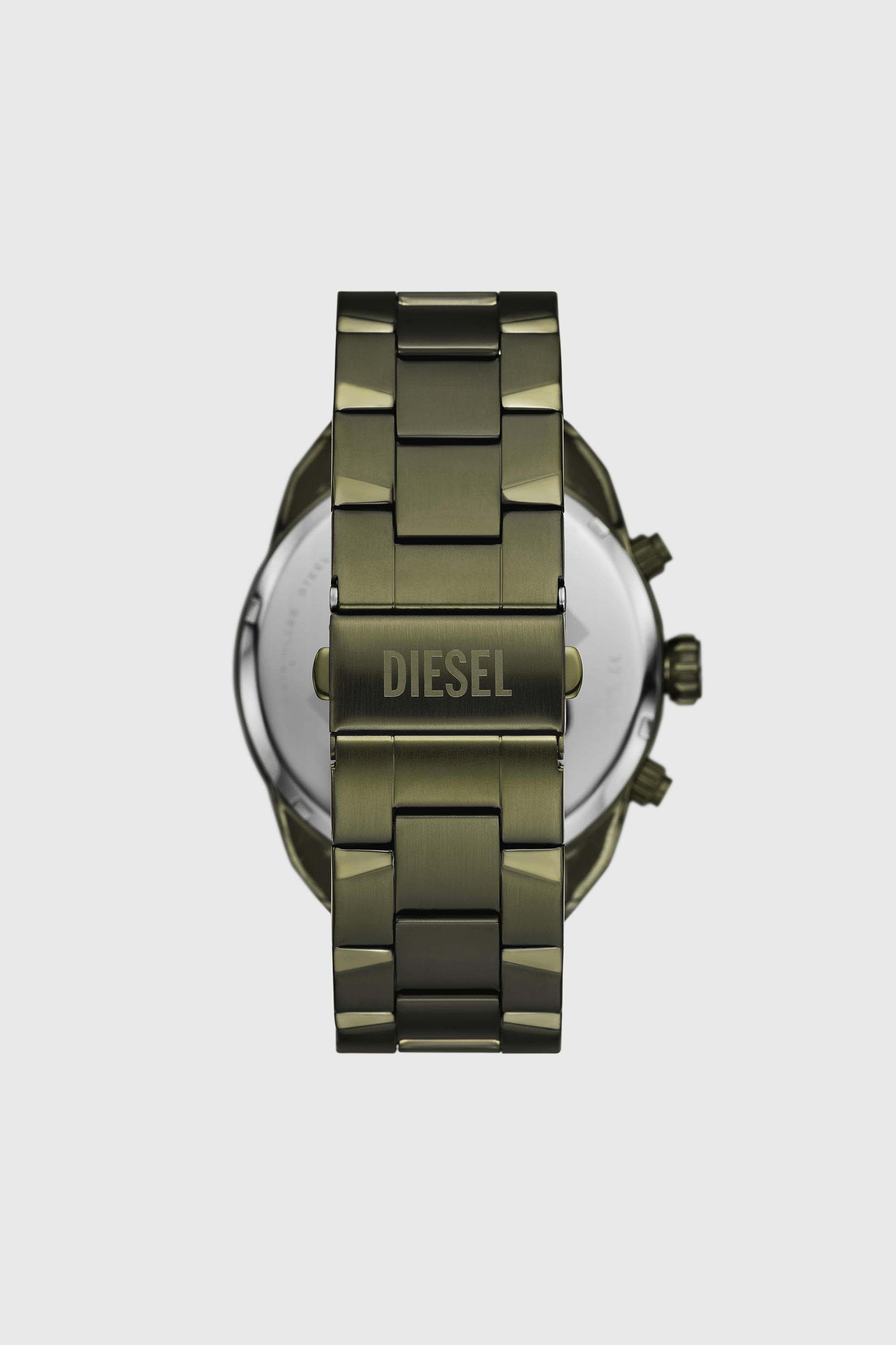 く*ん様 m*i様 DIESEL メンズ アナログ クォーツ 腕時計 グリーン文 DZ4670 WATCH Spiked Green Stainless Steel Watch｜グリーン｜メンズ