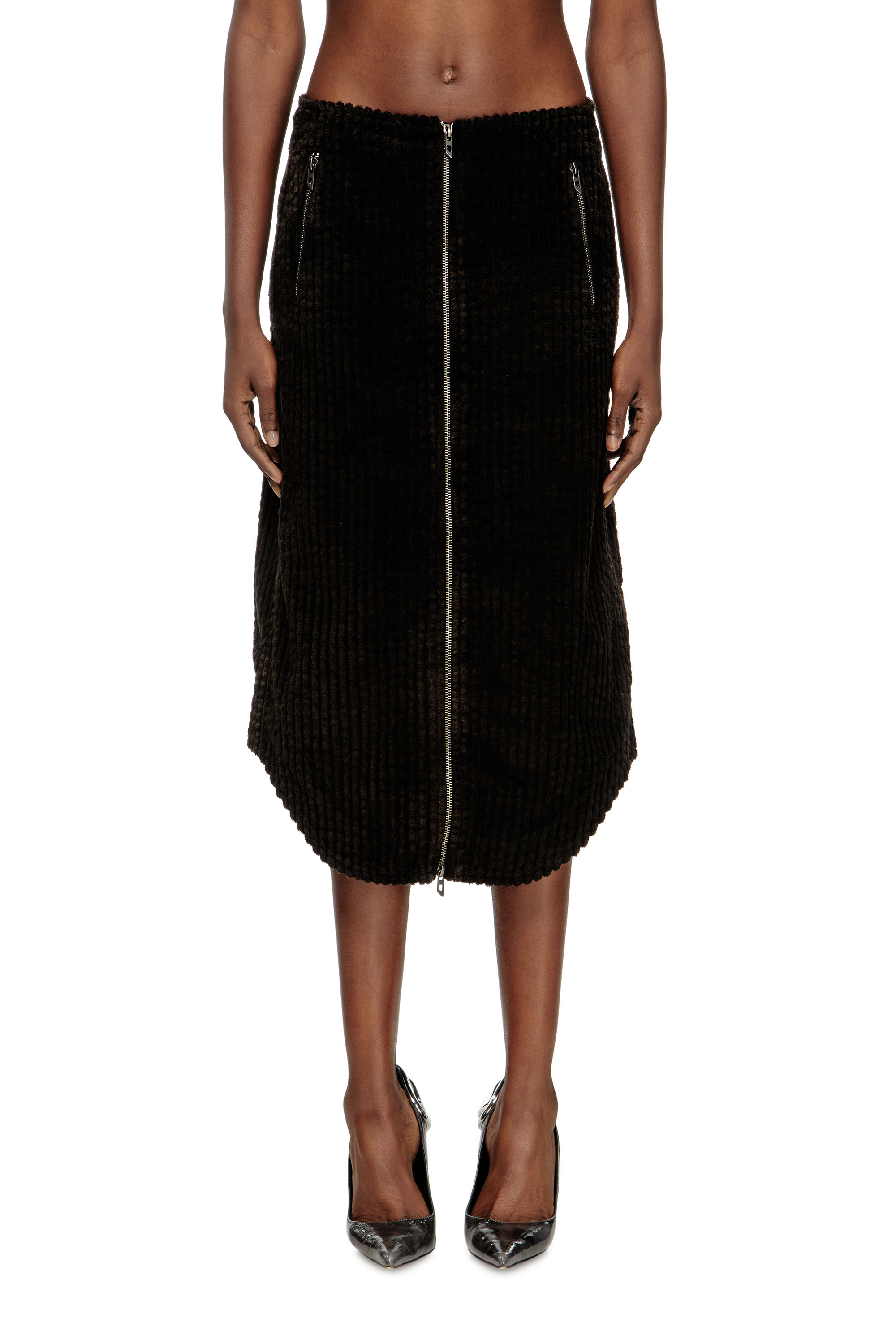 Diesel - O-LLIPOP, Female's スカート in ブラック - 3