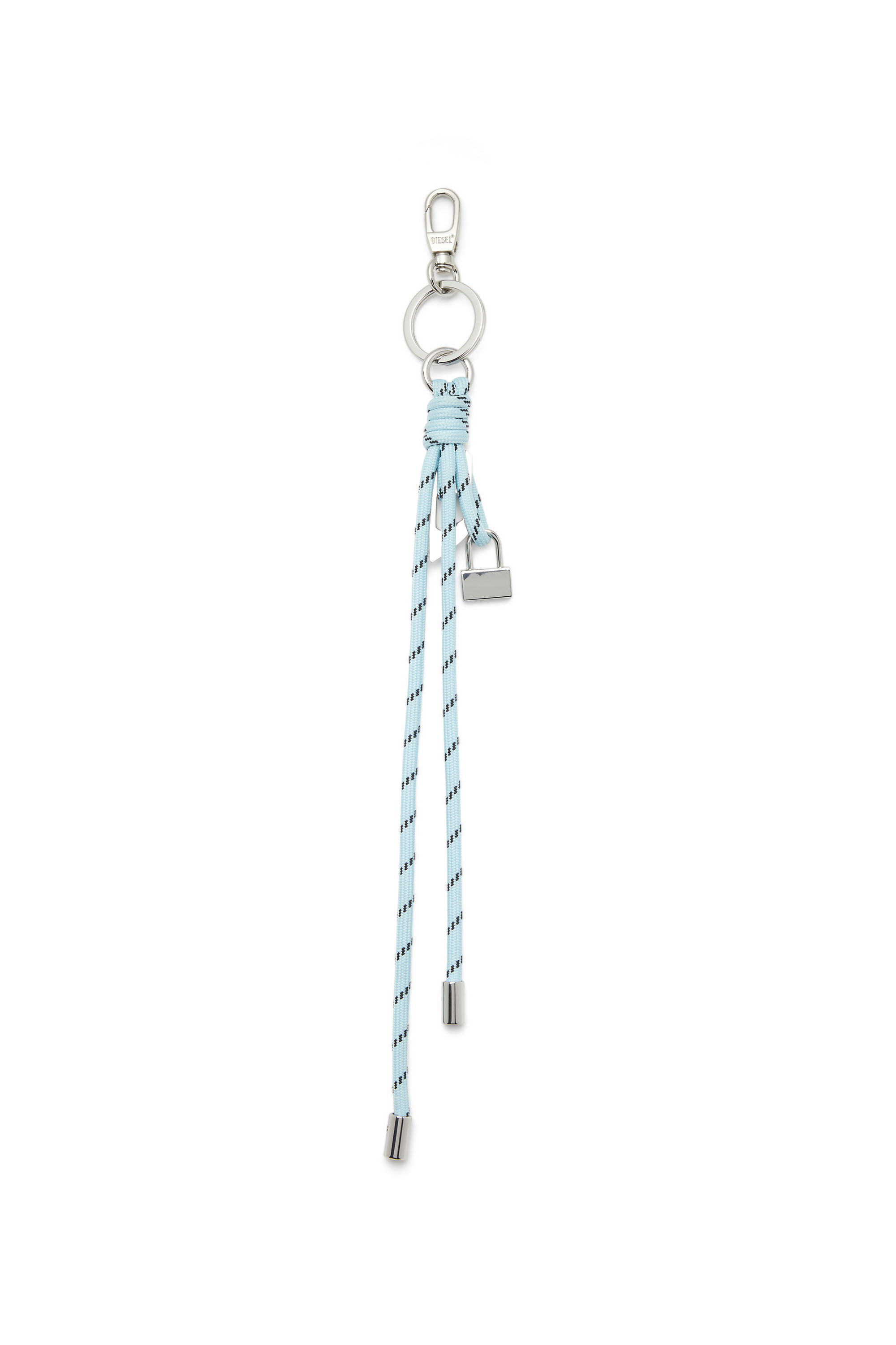 Diesel - ROPE II, Unisex's Metal and rope charm with Diesel pendant in アジュール - 2