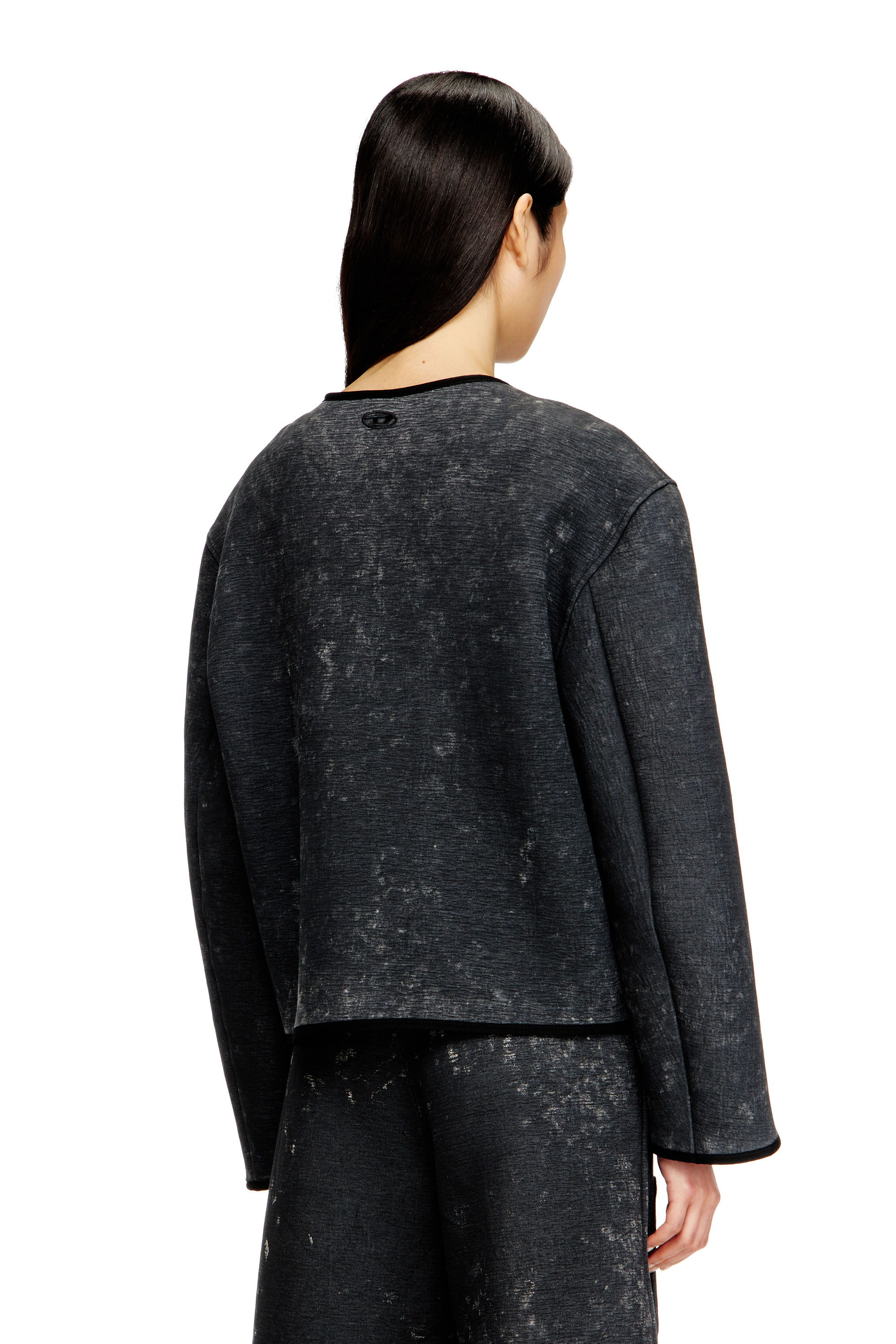 Diesel - G-TES, Female's ジップアップジャケット in ダークグレー - 4