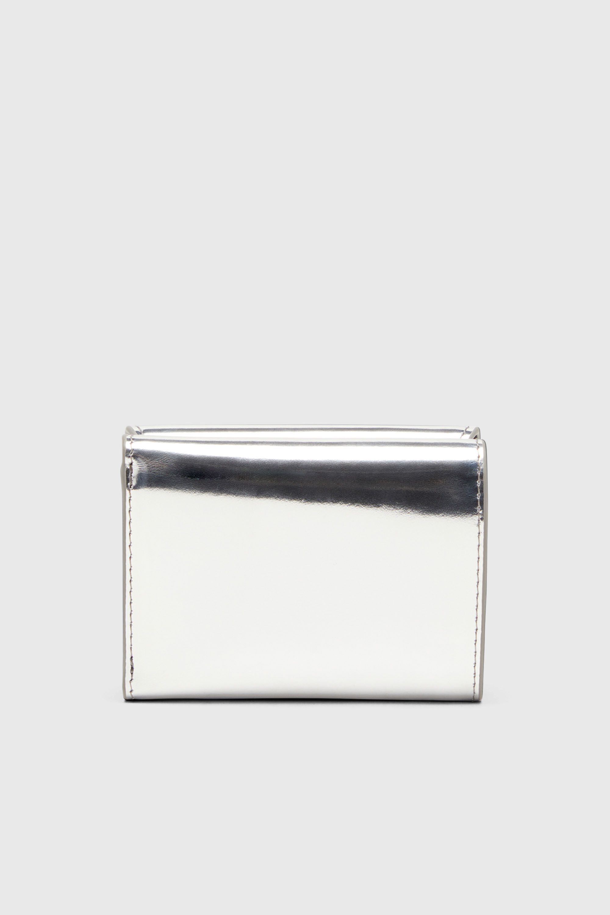 Diesel - 1DR TRI FOLD COIN XS II, Female's Tri-fold wallet in mirrored leather in シルバー - 2