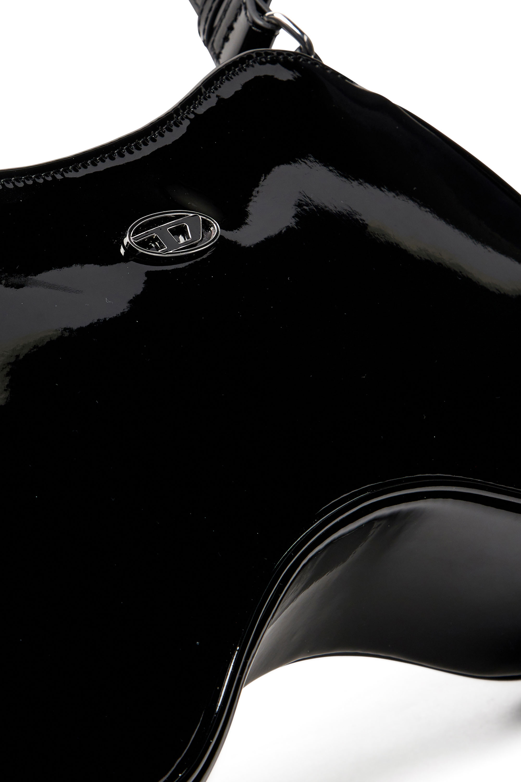 Diesel - PLAY SHOULDER, Female's Play-Glossy shoulder bag in ブラック - 5