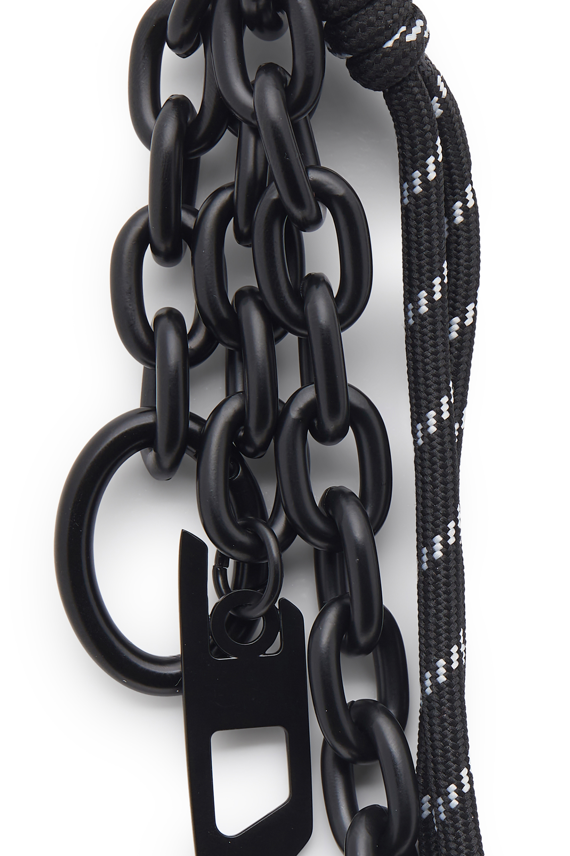 Diesel - CHAIN-D L, Unisex's Charm in chain and rope in ブラック - 2