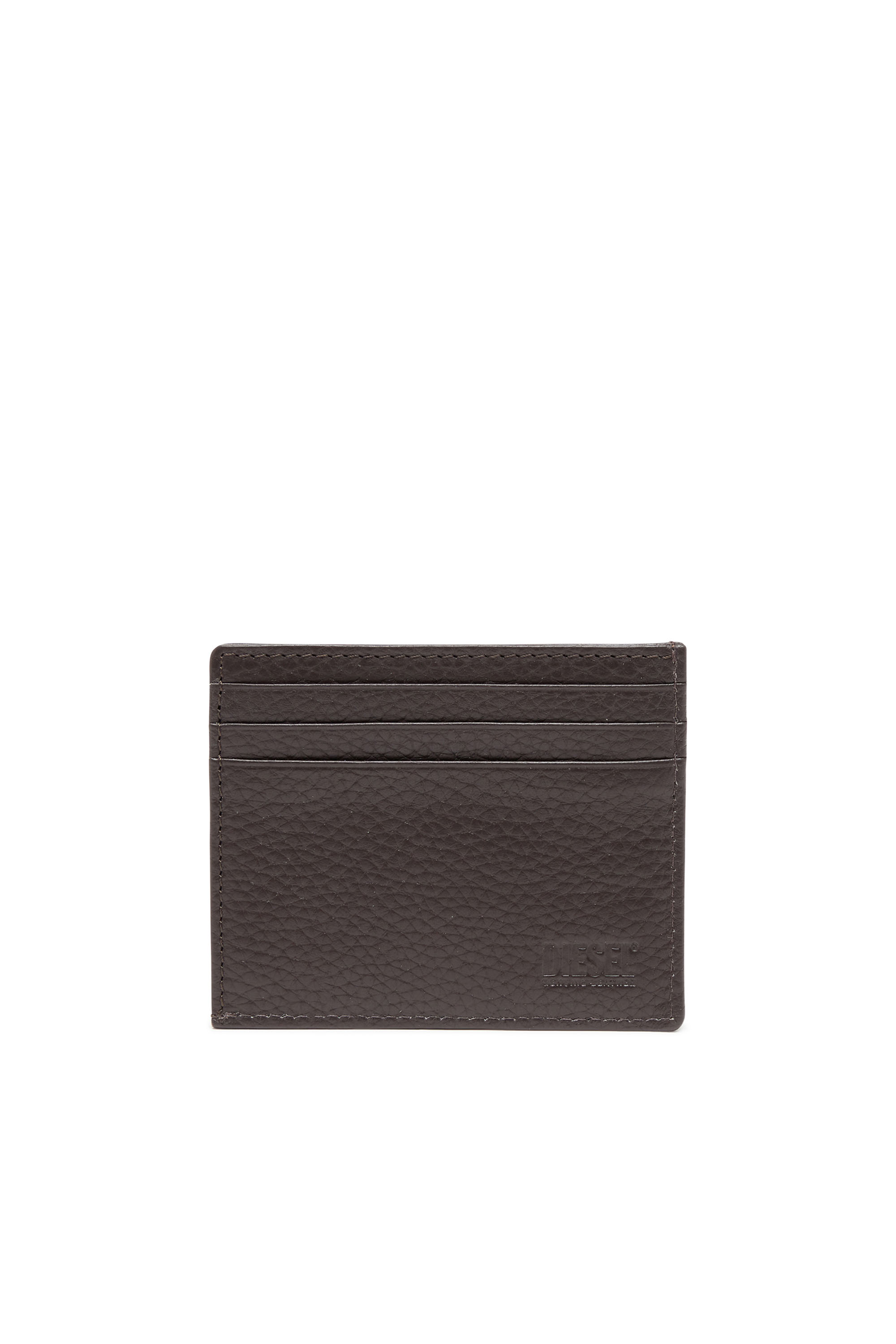Diesel - CARD CASE, Male's カウレザーカードケース in Brown - 2