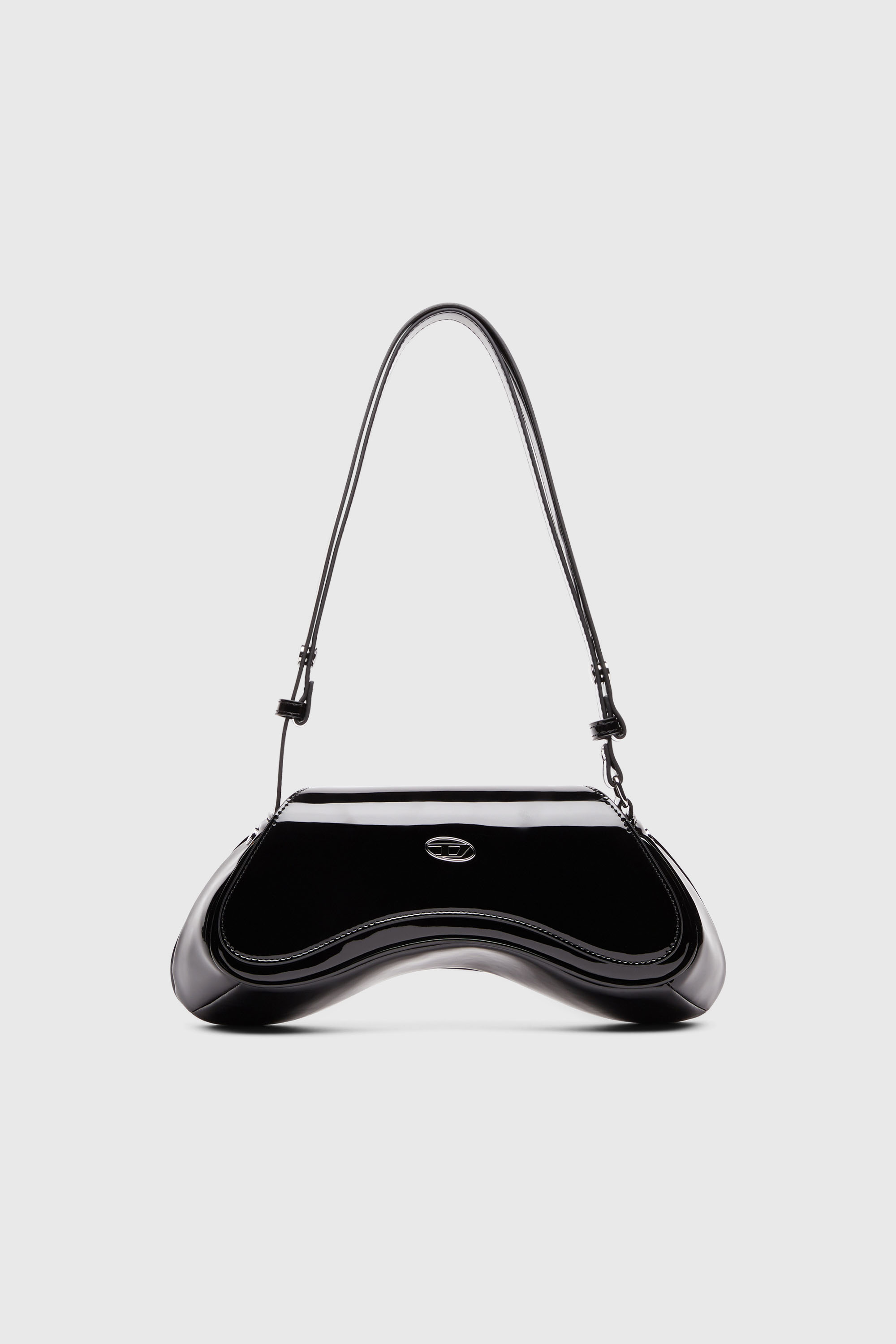 Diesel - PLAY CROSSBODY, Female's Play-Glossy crossbody bag in ブラック - 2